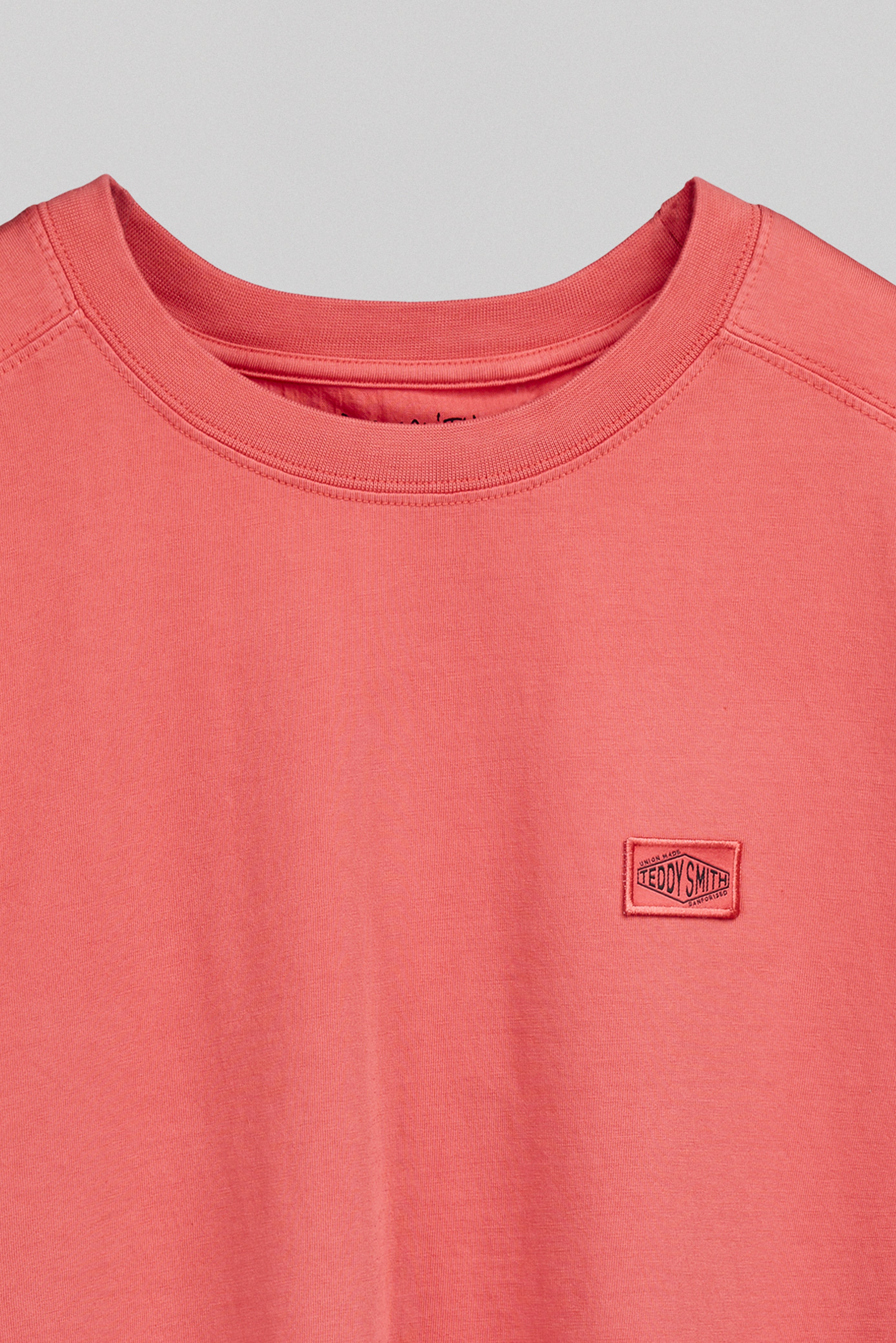 Teddy Smith T-Nateo MC t-shirt rouge coquelicot homme ample