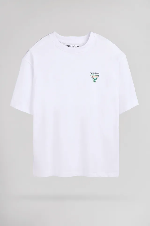Teddy Smith T-Lab MC JR t-shirt blanc enfant
