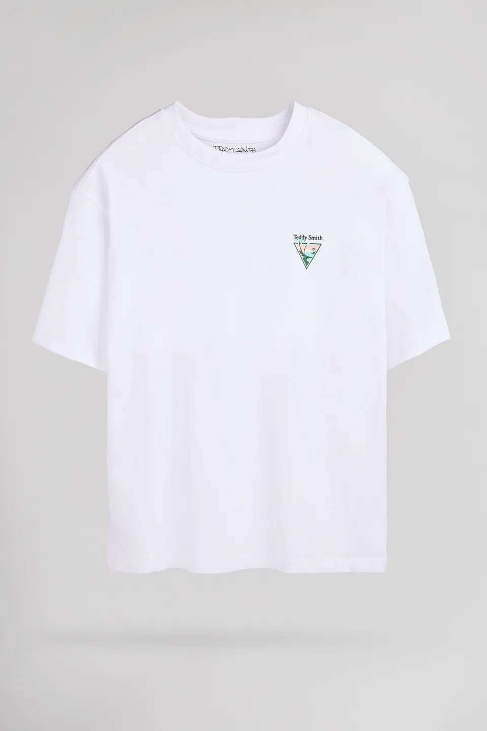 Teddy Smith T-Lab MC JR t-shirt blanc enfant