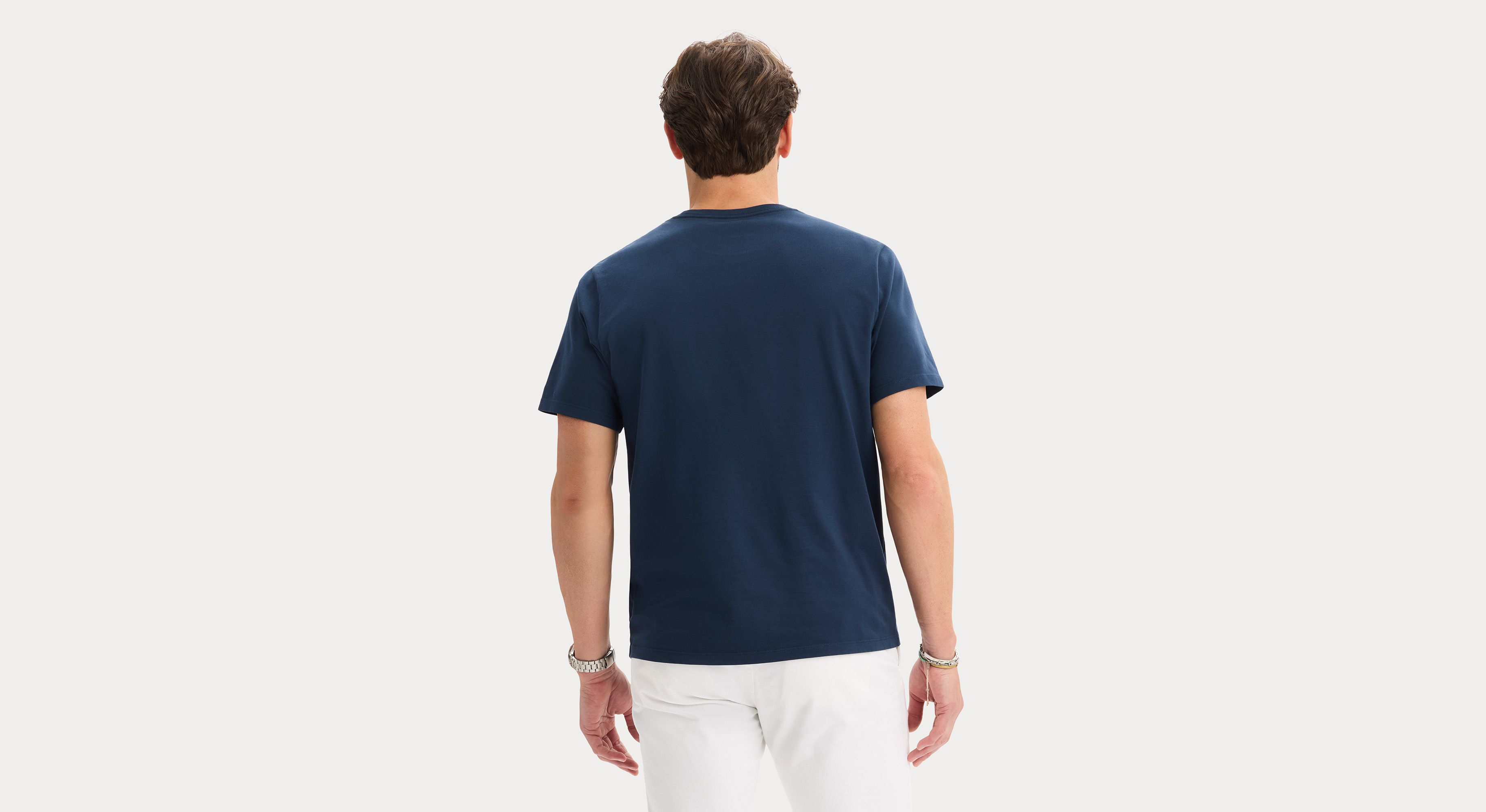 Dockers Graphic Tee t-shirt regular bleu Pembroke coton