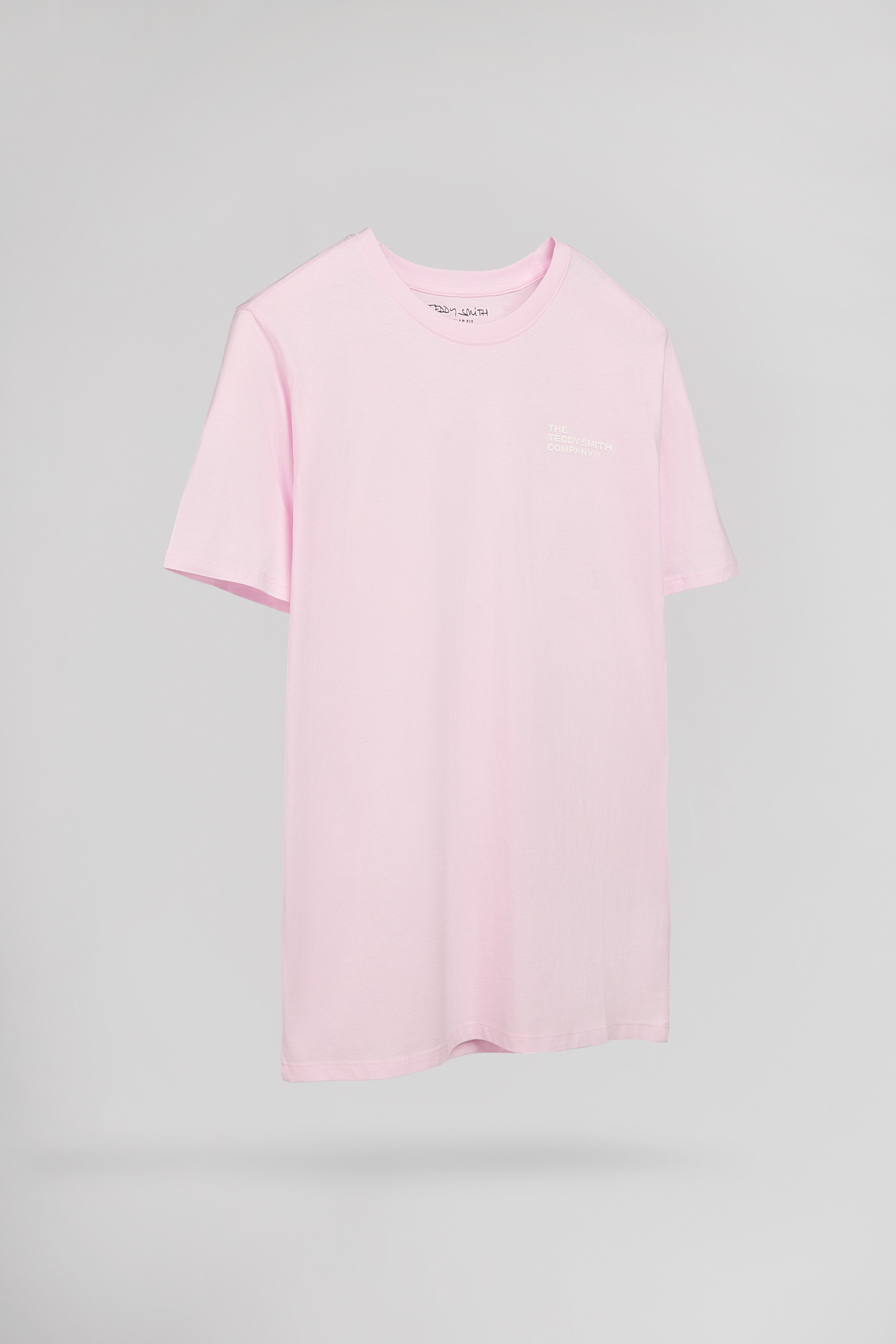 TEDDY SMITH T-PANY MC t-shirt homme rose coton