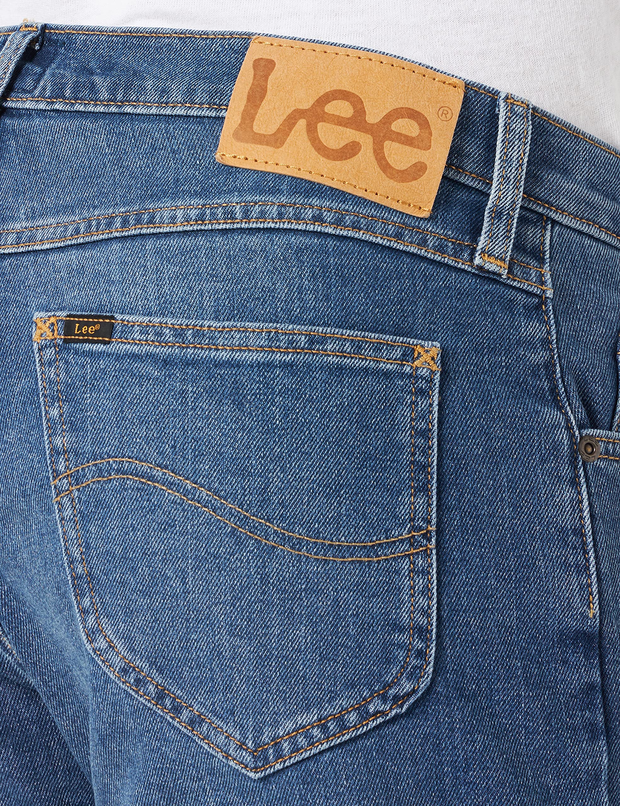 Lee short homme vert militaire coton