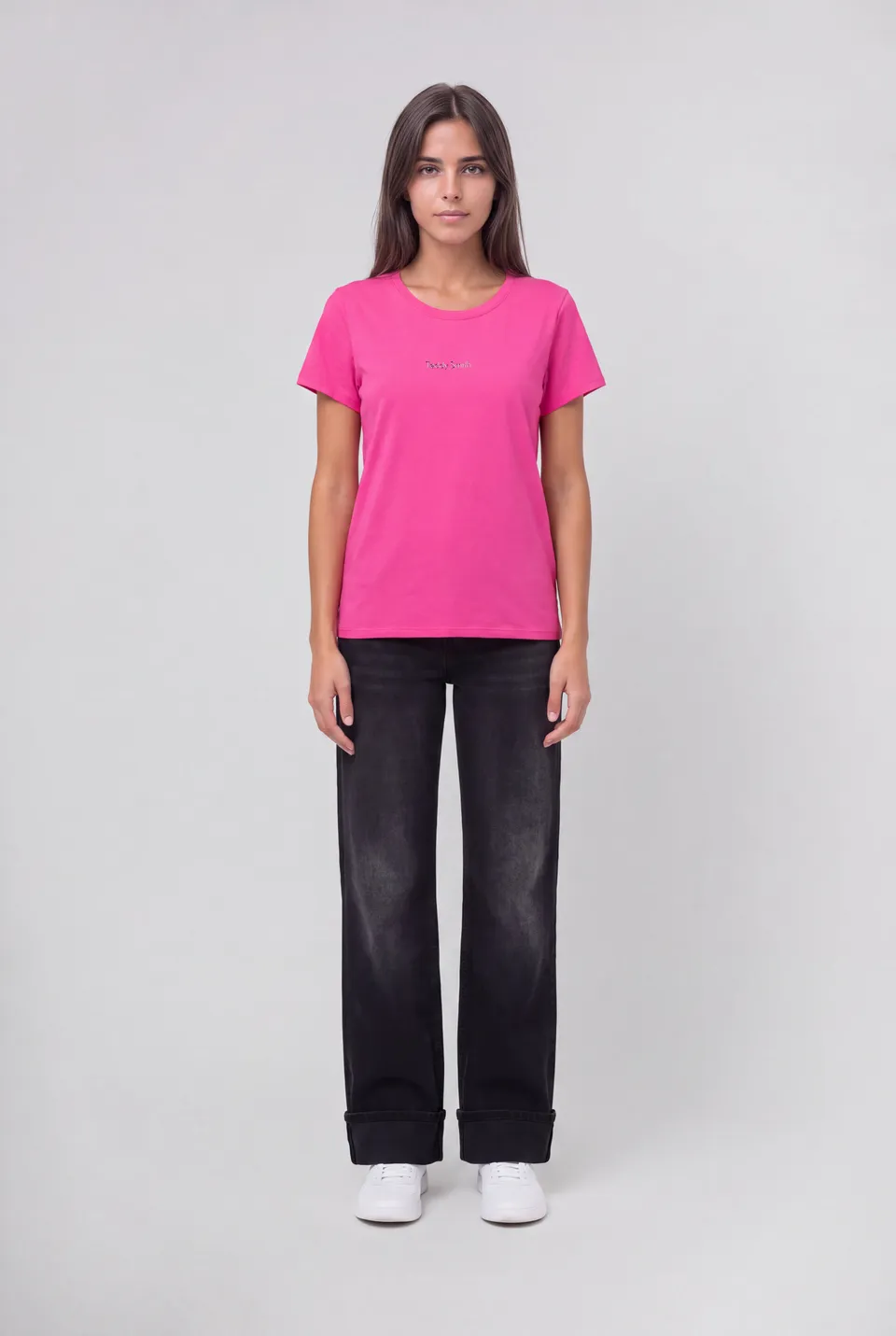 Teddy Smith T-Ribelle MC t-shirt fushia femme