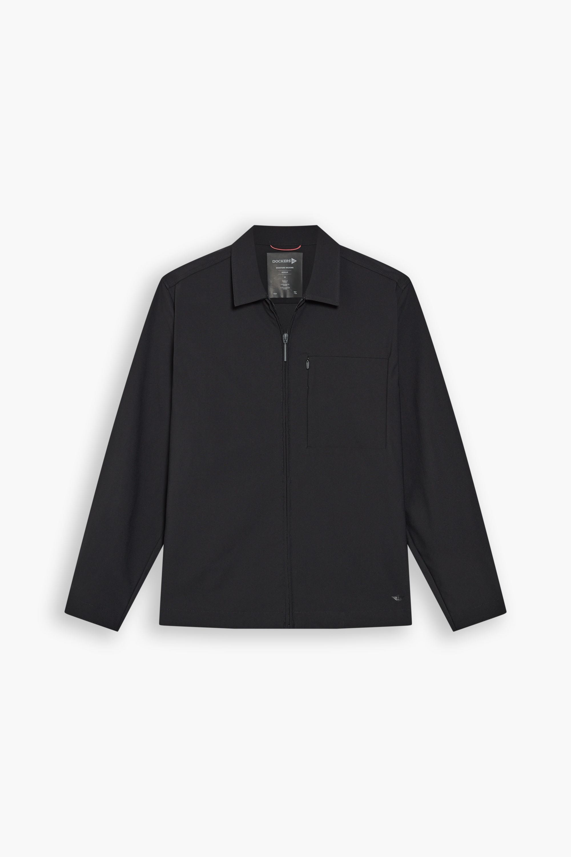 Dockers Go Overshirt Regular Fit surchemise noire coupe droite