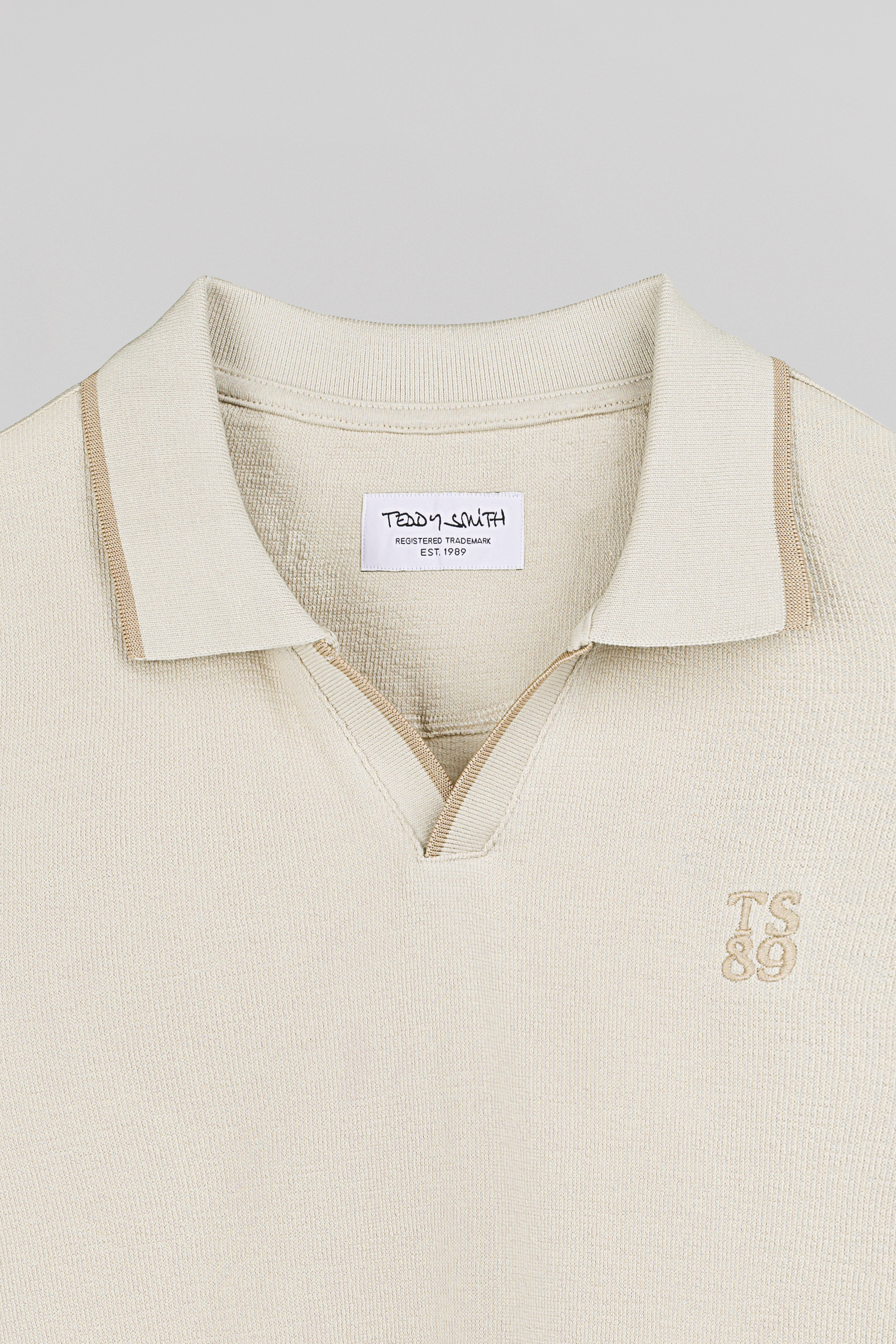 Teddy Smith P-Soner MC polo éponge crème homme