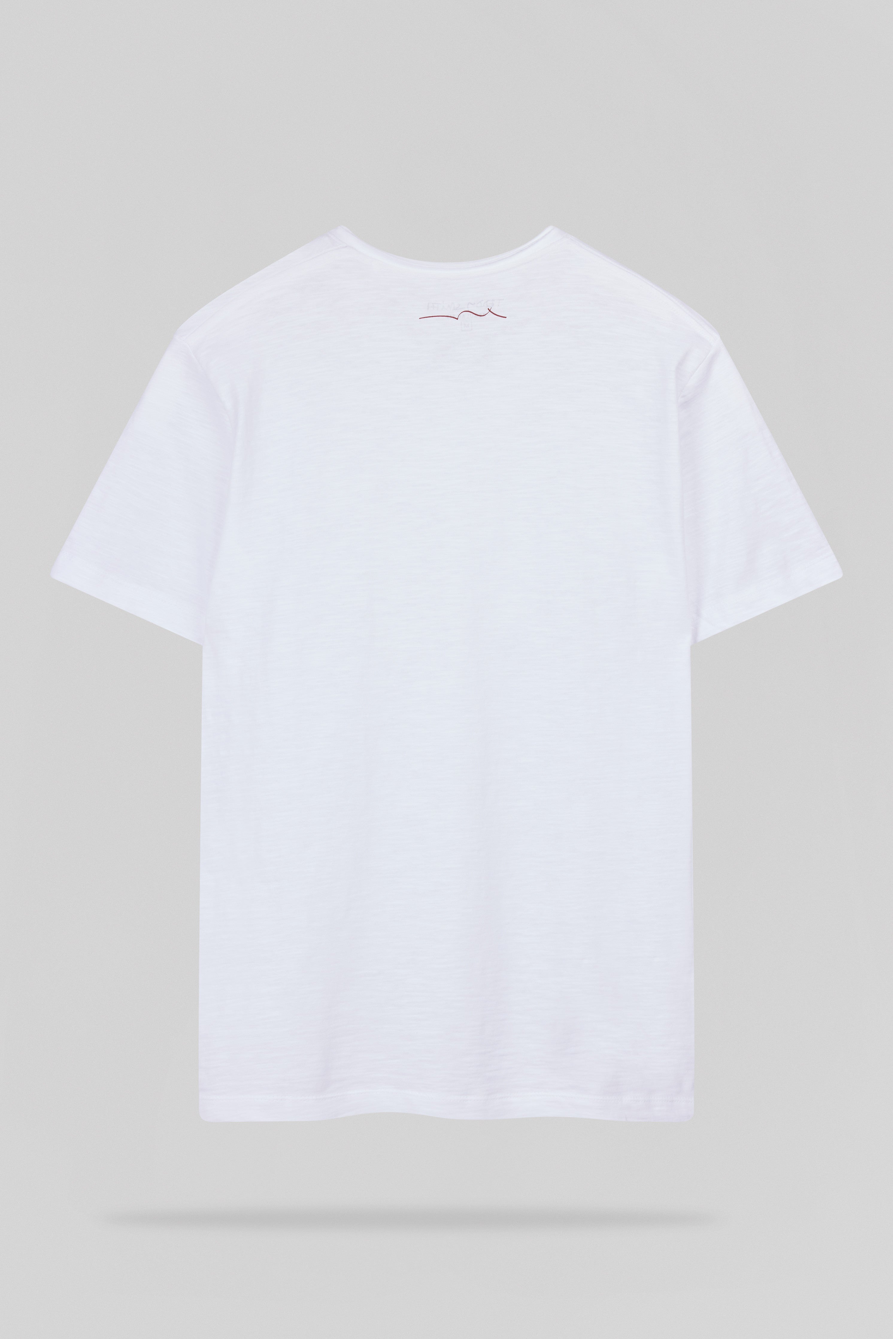TEDDY SMITH T-GILDAS MC t-shirt homme blanc col V