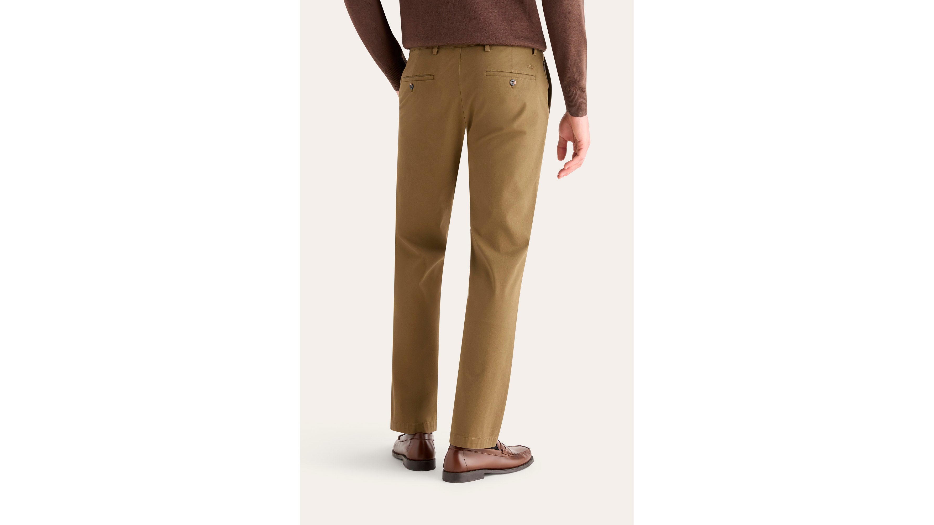 Dockers Crafted Khaki chino slim vert stretch