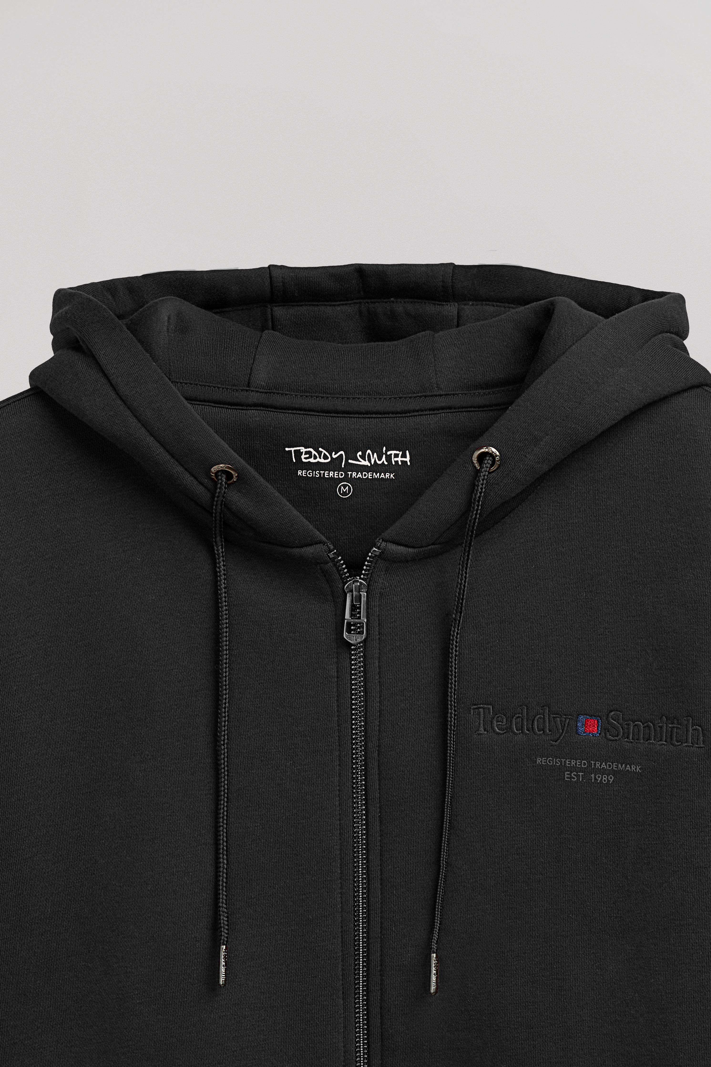 Teddy Smith Giclass Jim HZ gilet sweat capuche noir
