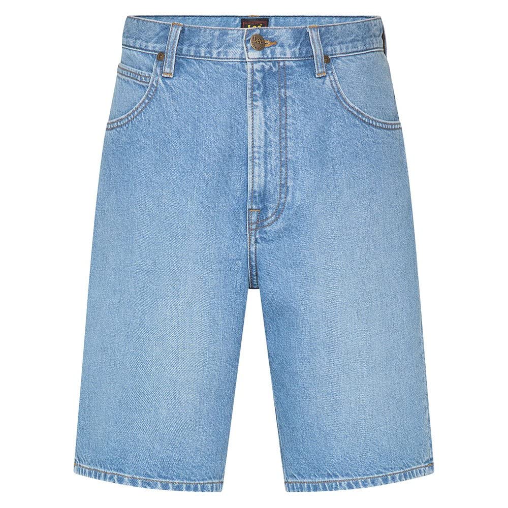 Lee Asher Short homme toile denim délavé clair