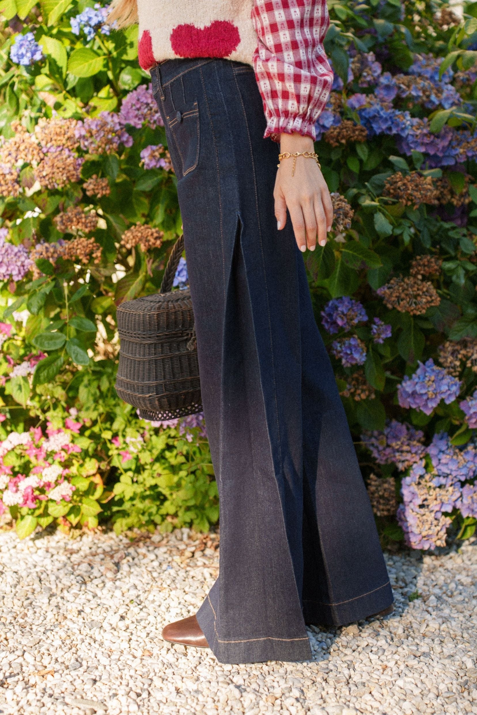 Maison Onado Axel jean wide leg brut workwear