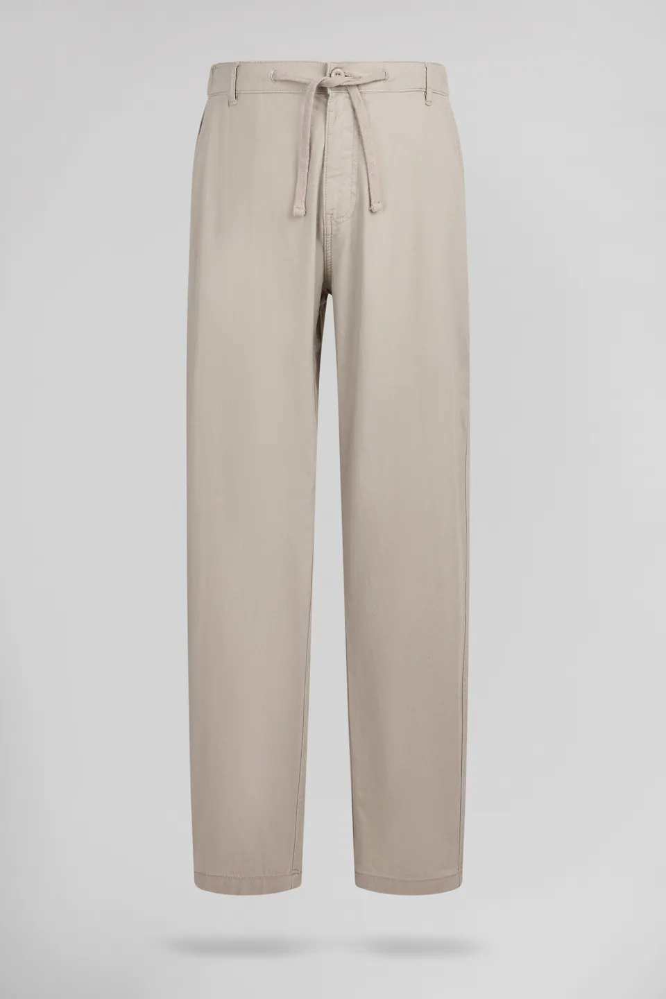 Teddy Smith P-Linen Chino pantalon homme beige lin