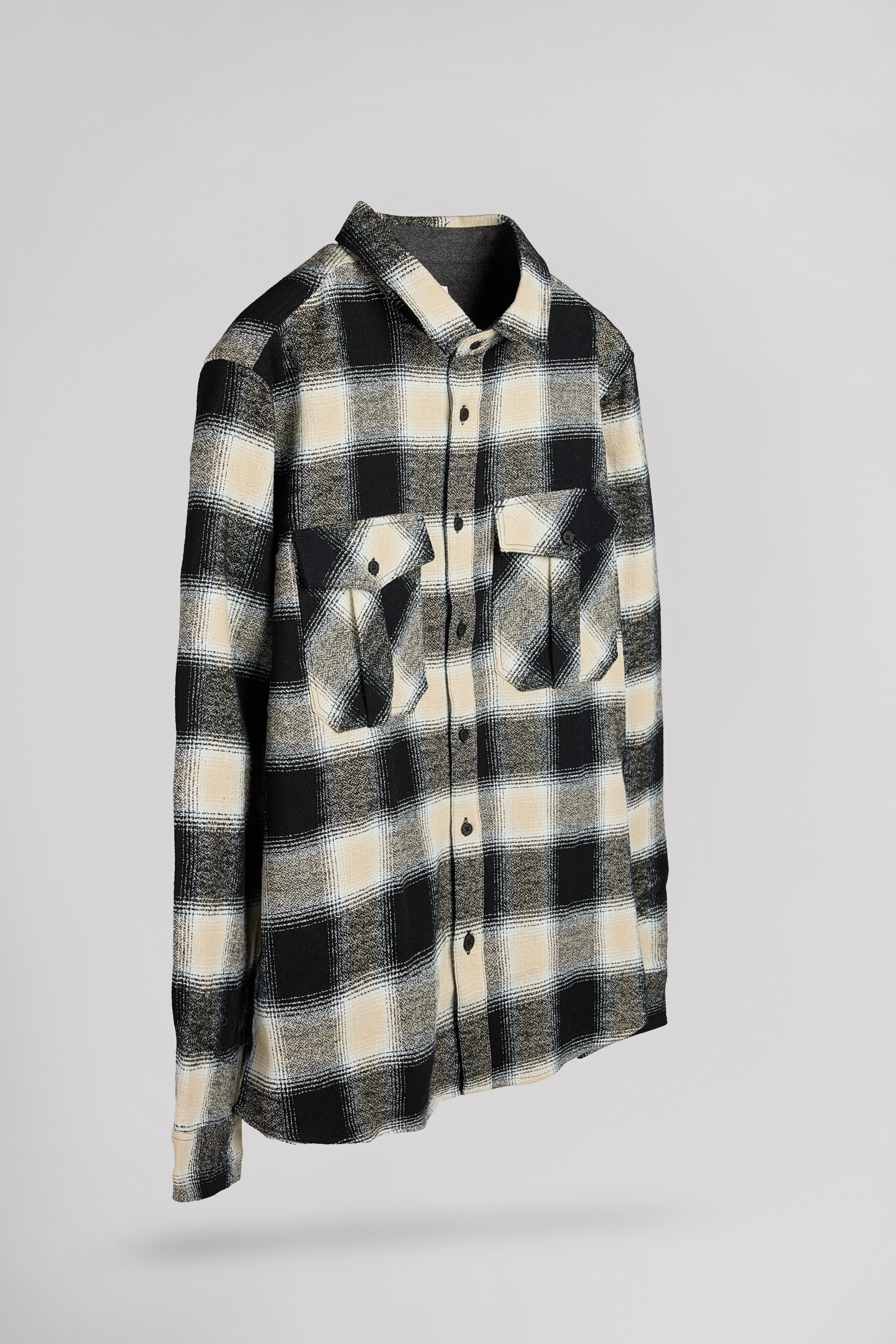 Teddy Smith C-Peak ML chemise à carreaux noire homme