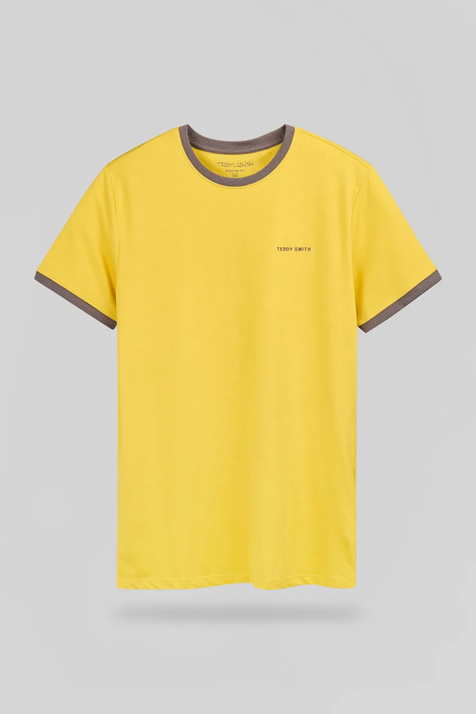 TEDDY SMITH THE TEE 2 R MC t-shirt jaune ocre homme