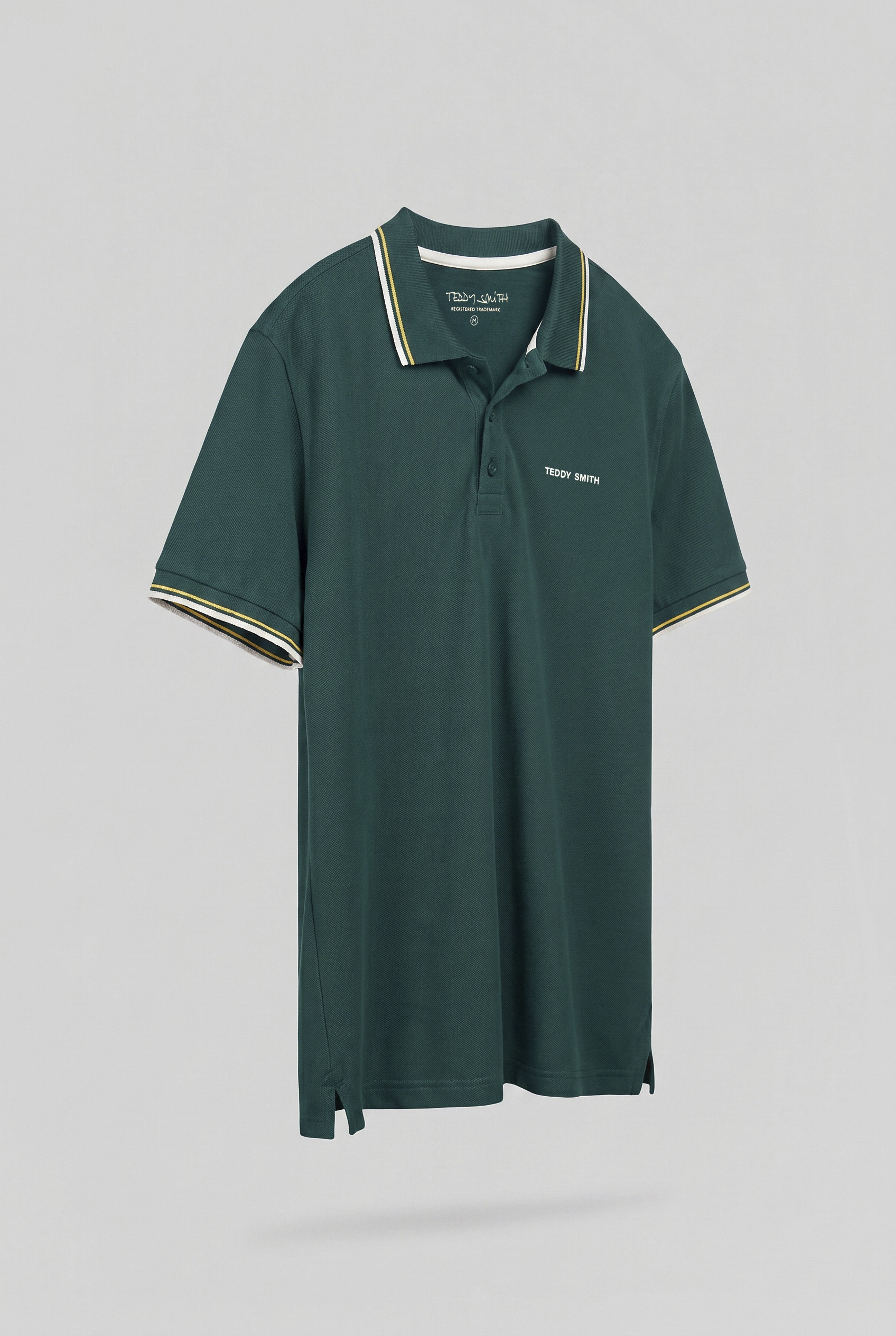 Teddy Smith Pasian 2 polo piqué homme vert pin coton