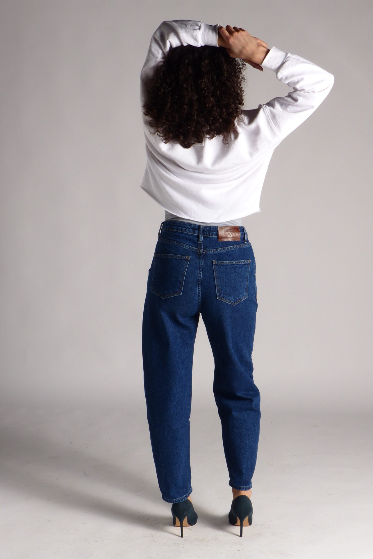 AA Spontané Balloon 90's jean bleu brut taille haute