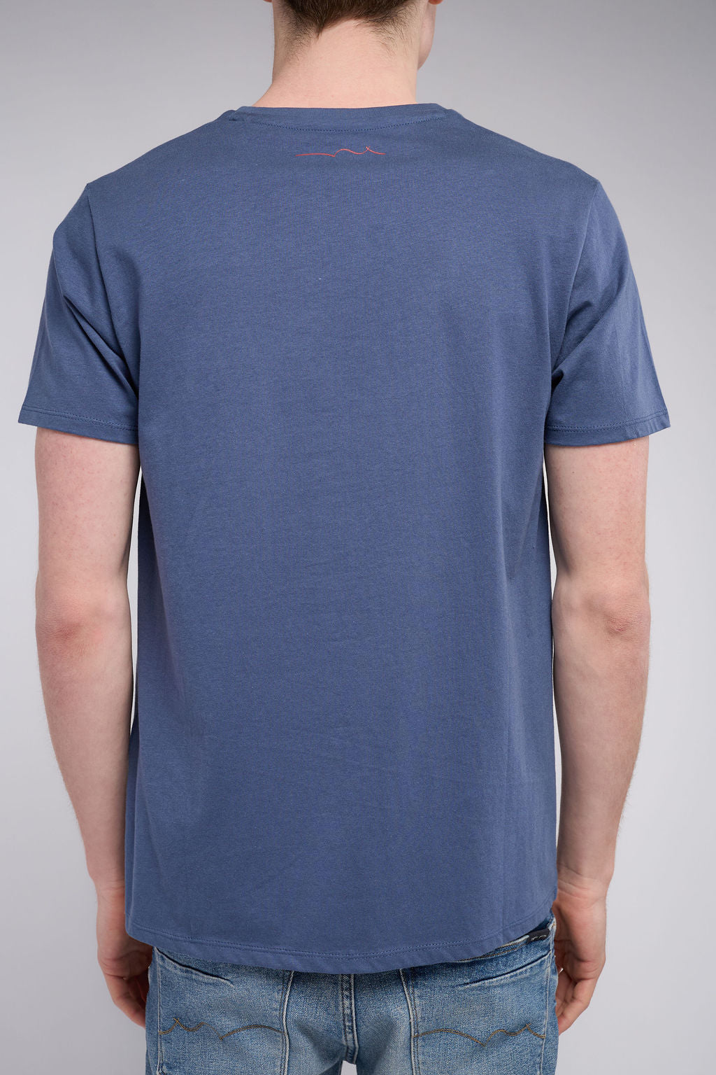 Teddy Smith The Tee 1 MC t-shirt col rond Faded Indigo