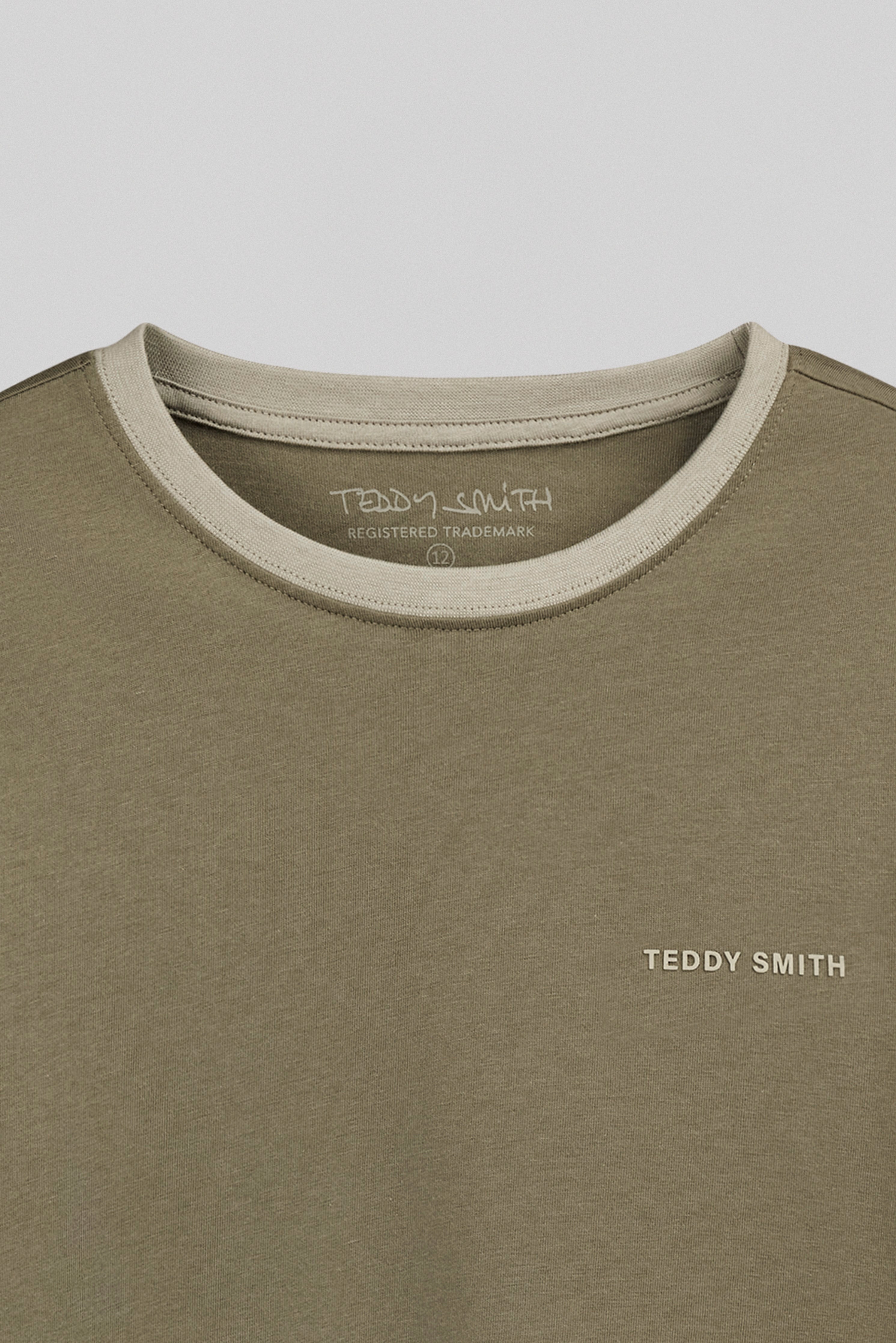 Teddy Smith The Tee 2 t-shirt kaki garçon manches courtes