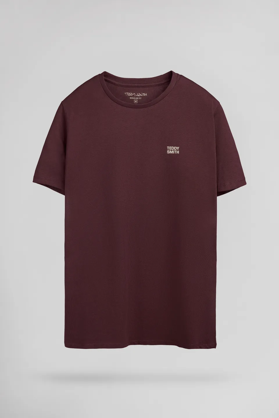 Teddy Smith The Tee 1 MC t-shirt bordeaux coton