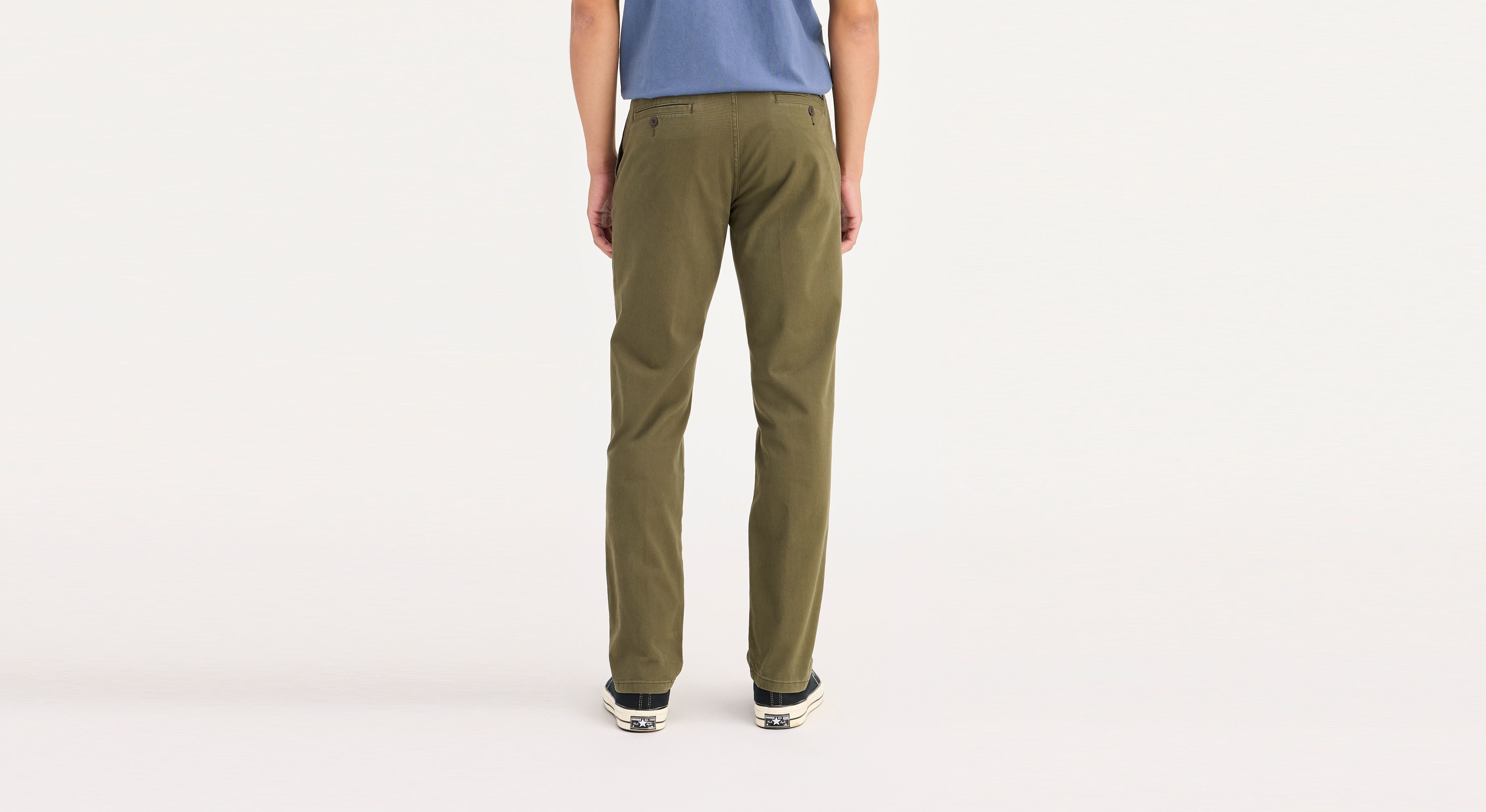 Dockers Ultimate Slim Fit chino vert olive stretch