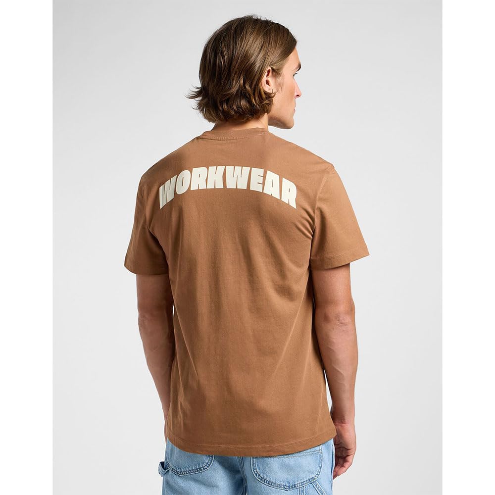 Lee Ww Graphic tee-shirt homme Oak Moss M coton