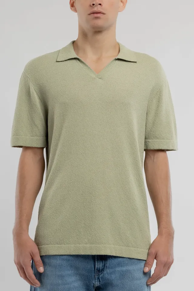 Teddy Smith P-Drago polo vert sauge homme coton