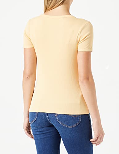 Lee Tea SS Rib t-shirt femme côtelé ajusté taille XL