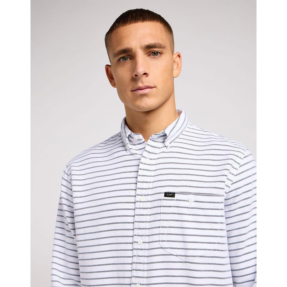 Lee Riveted t-shirt homme Charcoal M coupe classique