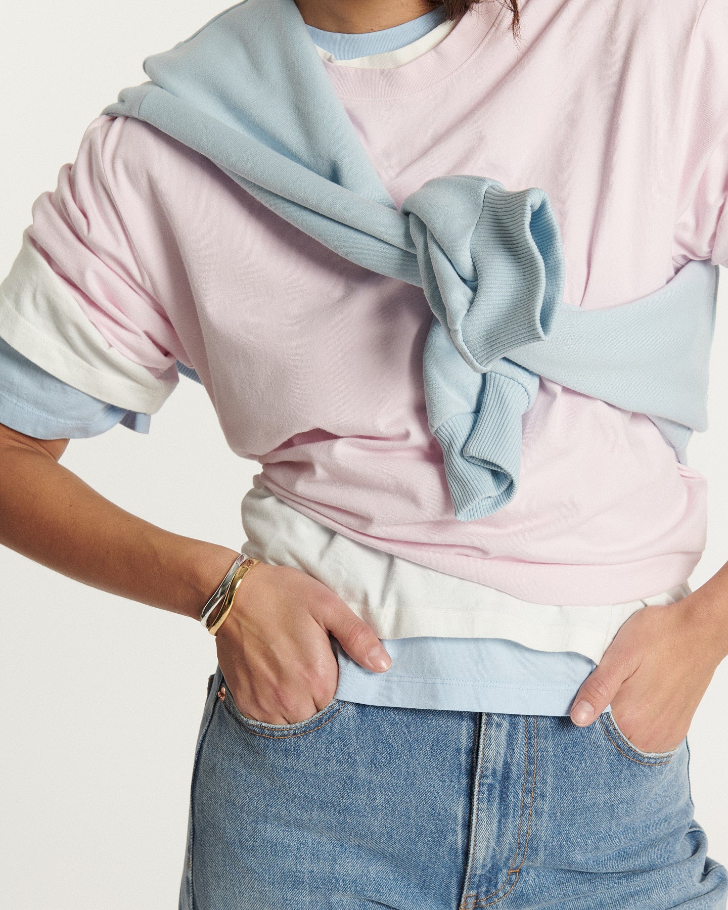 Labdip Carson Candy t-shirt droit coton rose
