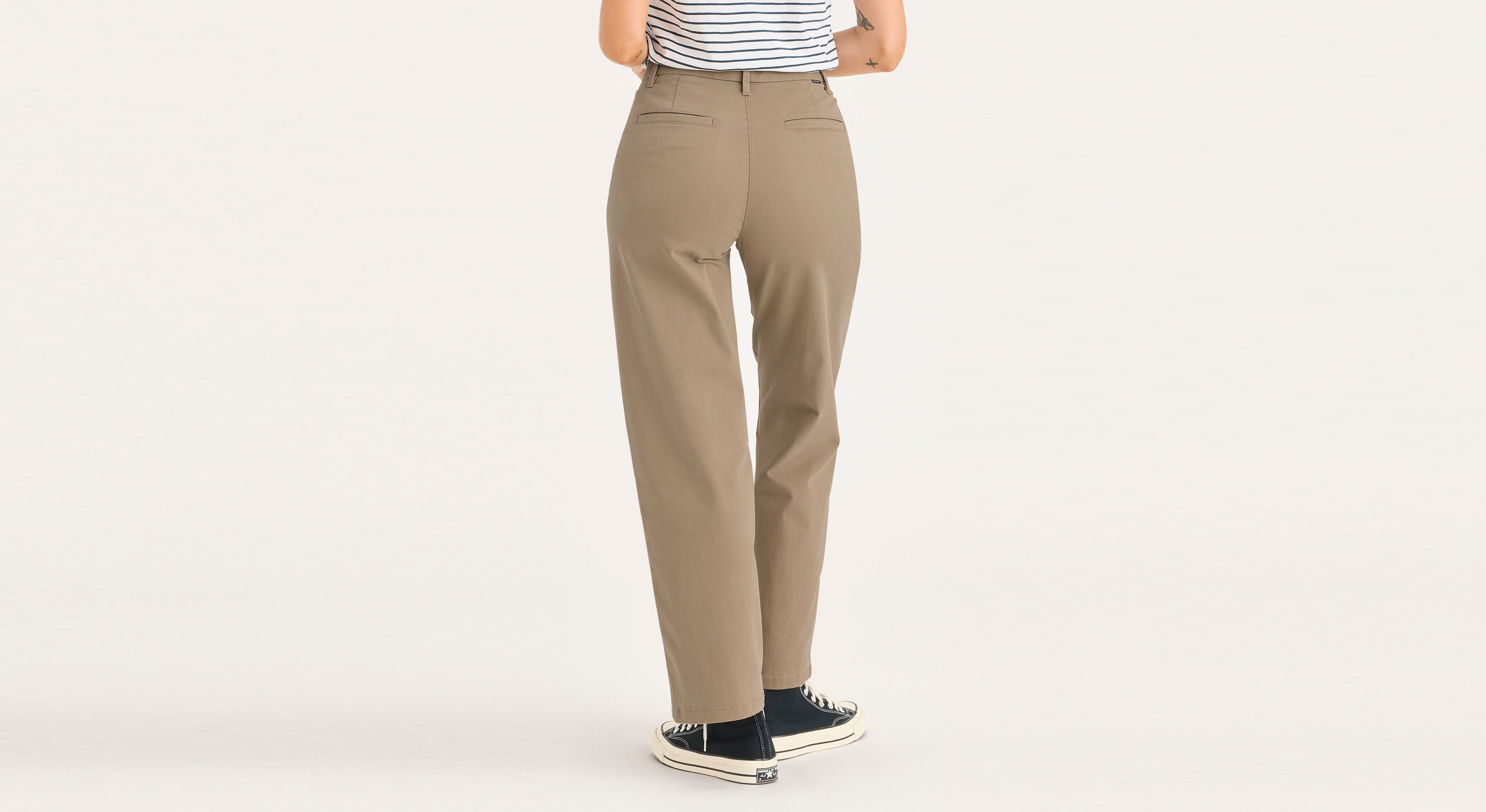 Dockers Blake chino droit taille haute beige 29