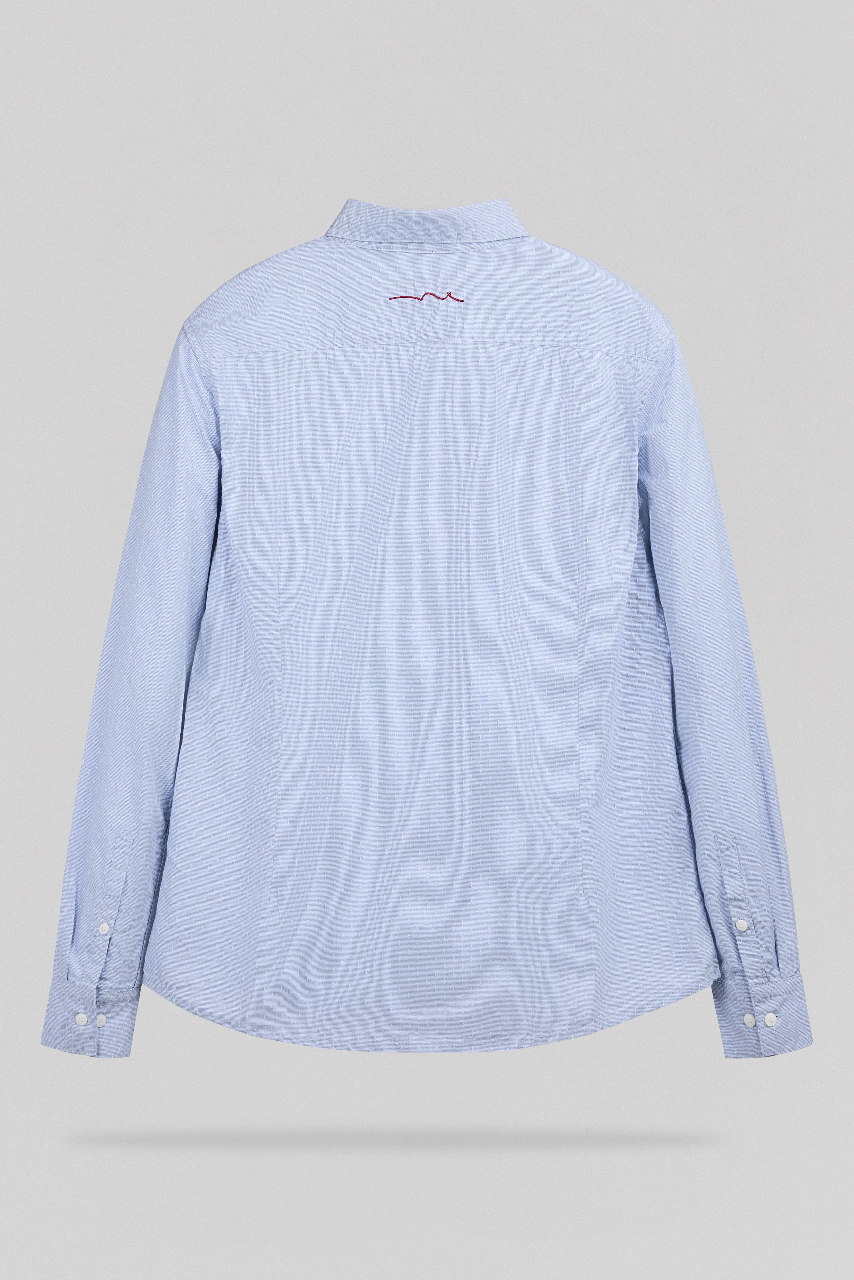 Teddy Smith C-DOBBY ML chemise homme bleu pastel