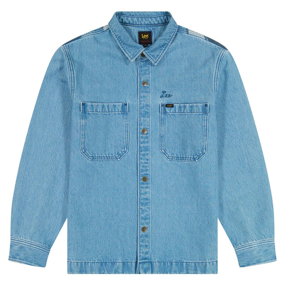 Lee 2 Pkt Overshirt surchemise homme Cappuccino