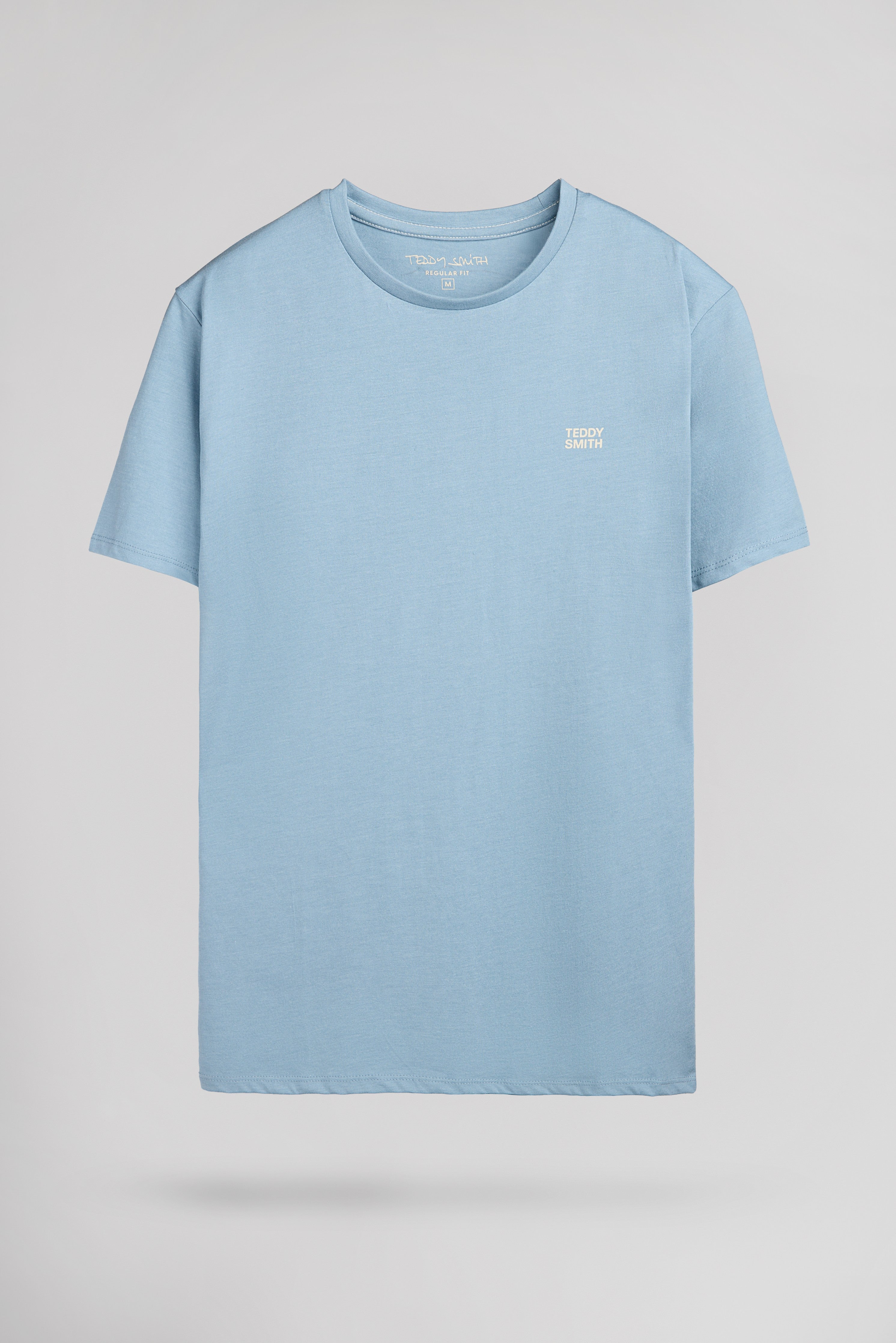Teddy Smith The Tee 1 t-shirt Bleu Gris Chiné taille S