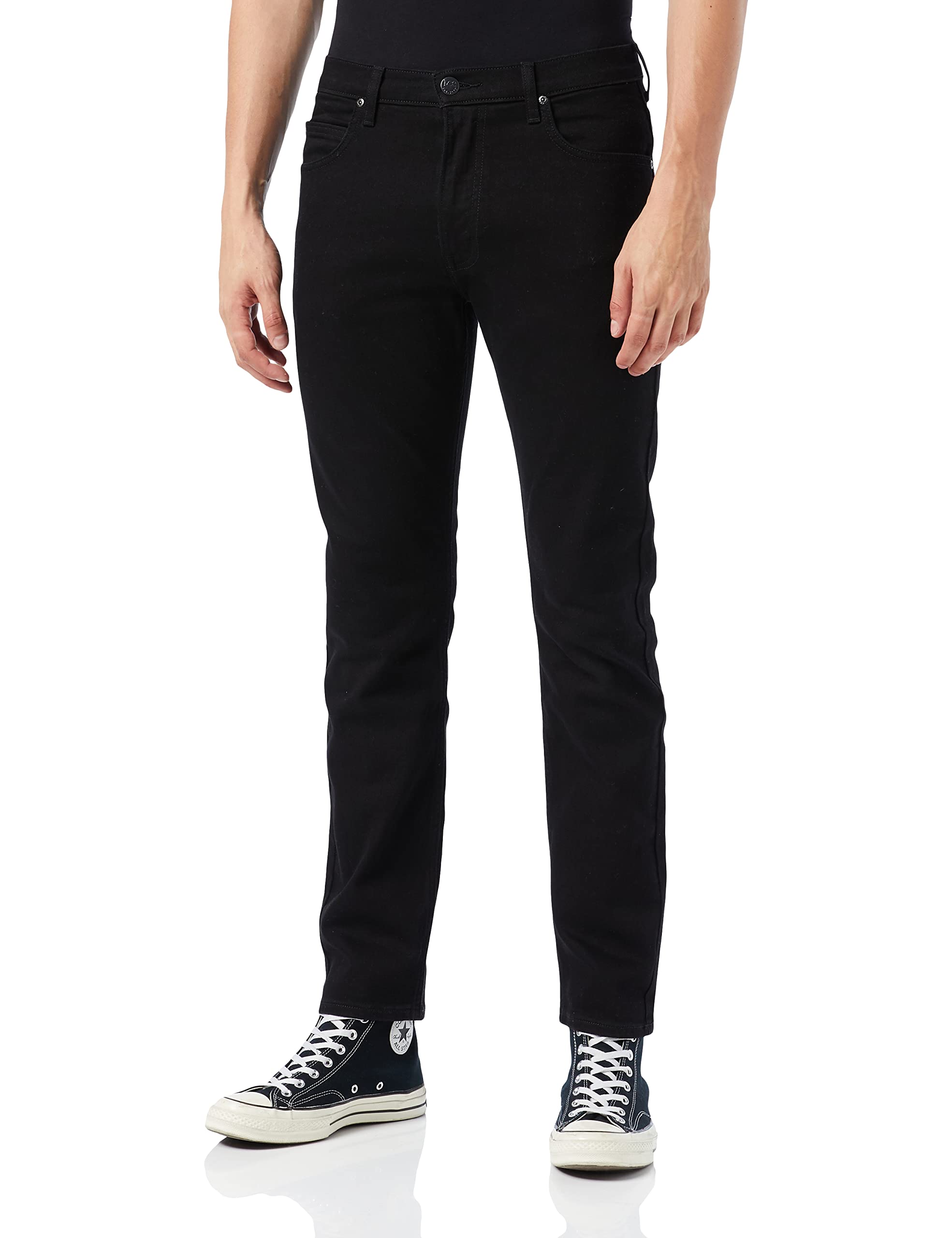 Lee Rider jean homme slim noir rinse 12,5 Oz