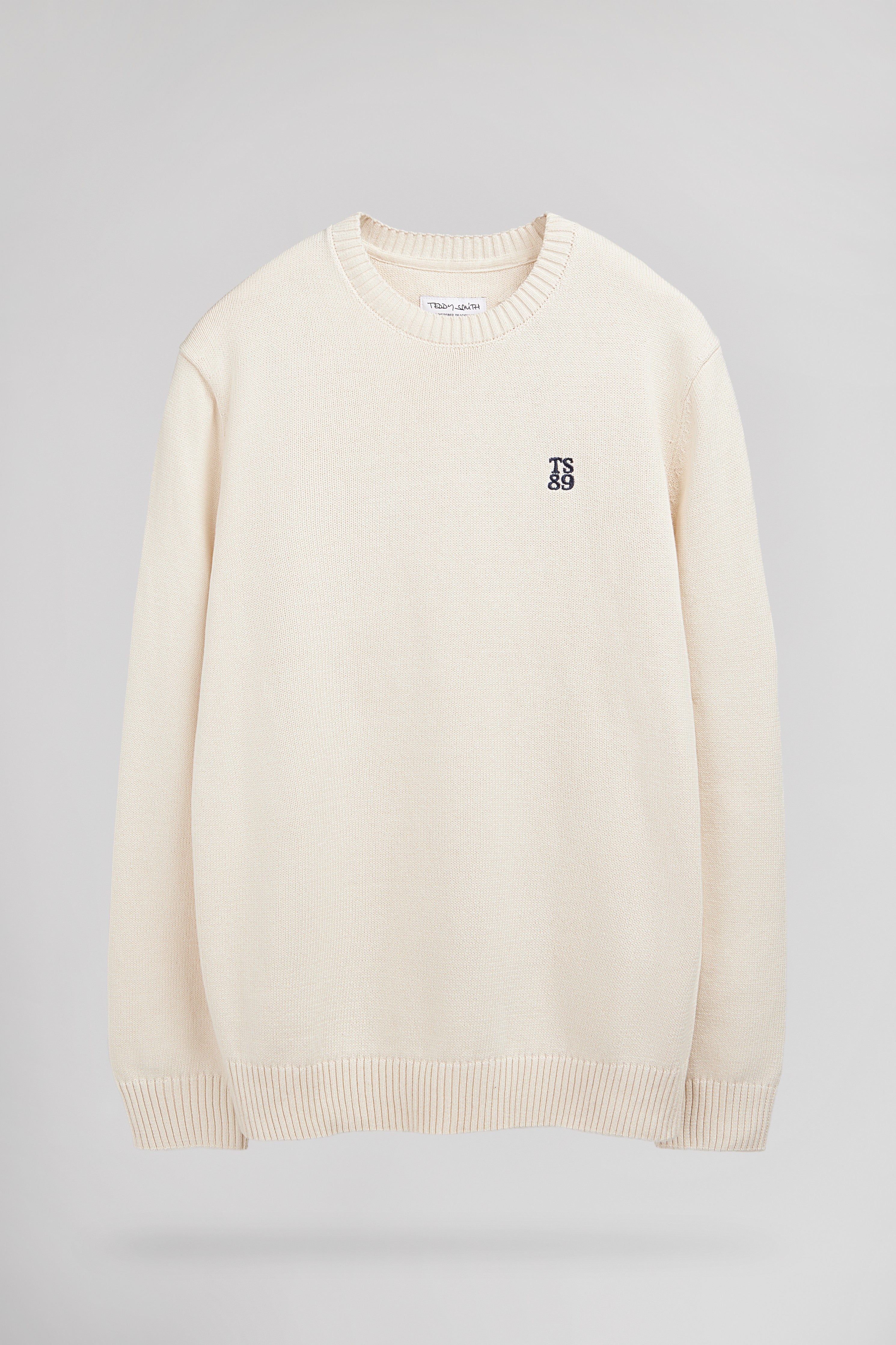 Teddy Smith P-Jimmy pull naturel maille fine