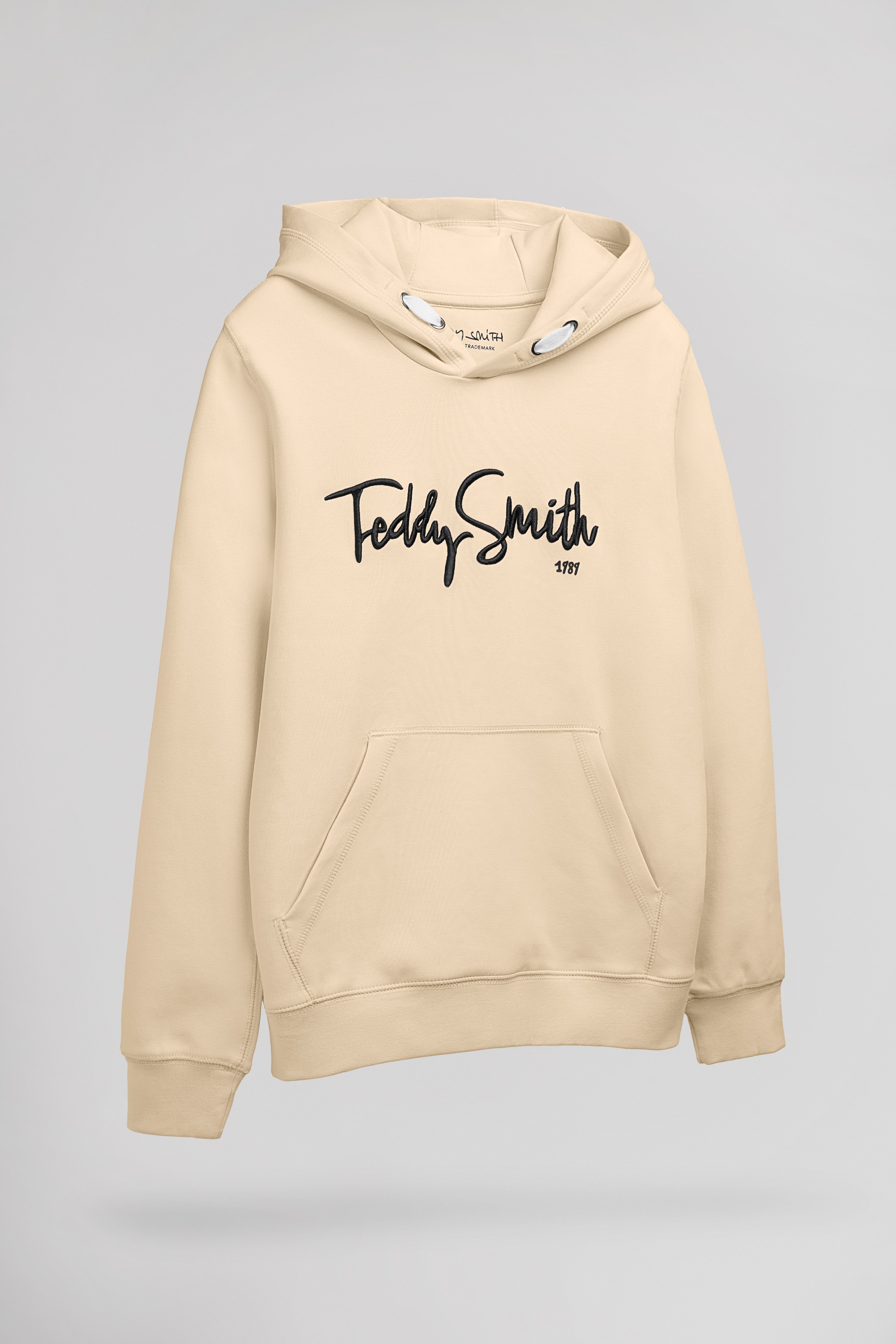 Teddy Smith S-Evry Hoody JR sweat beige clair coton