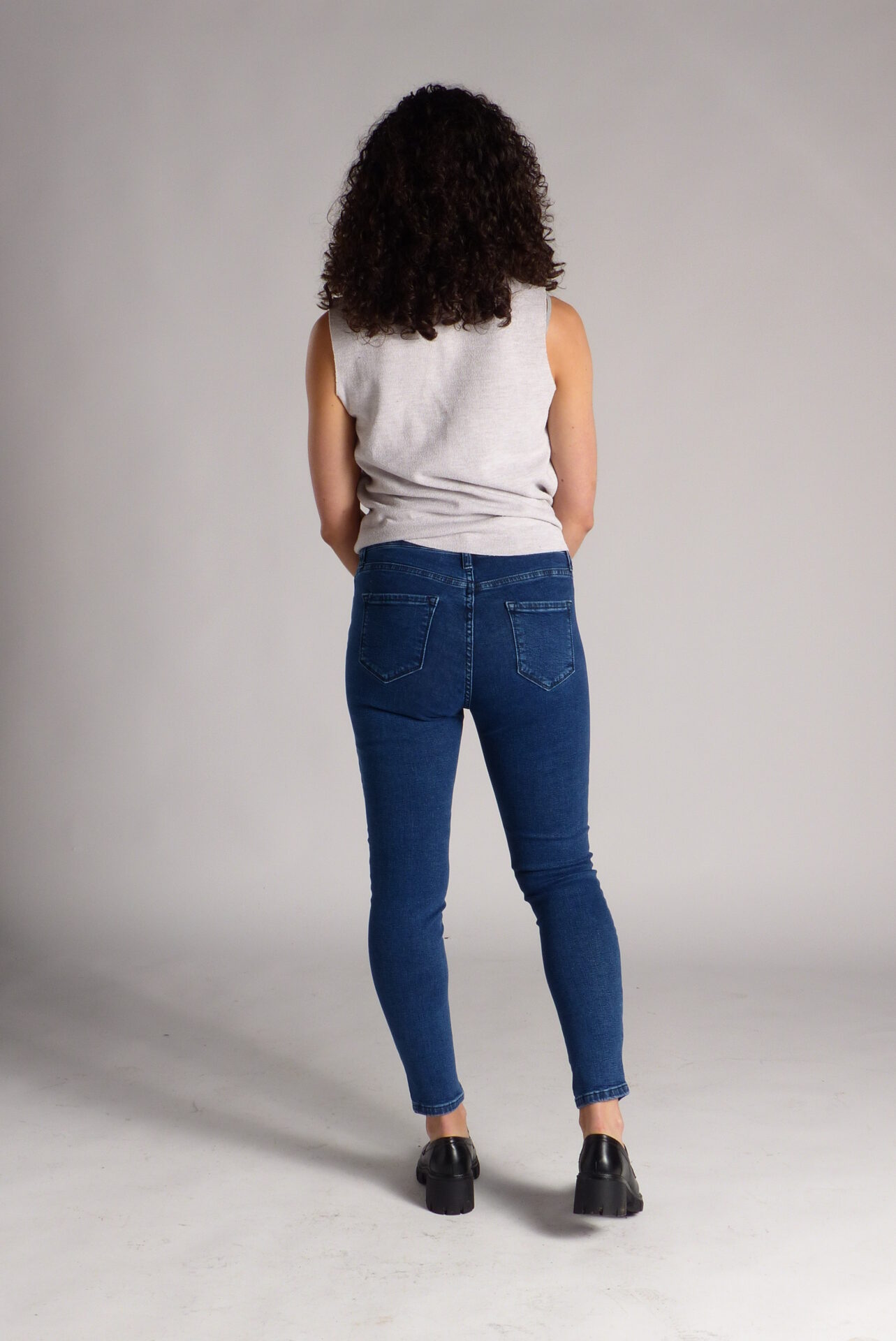 AA Spontané Skinny Ultra Confortable jean bleu foncé stretch