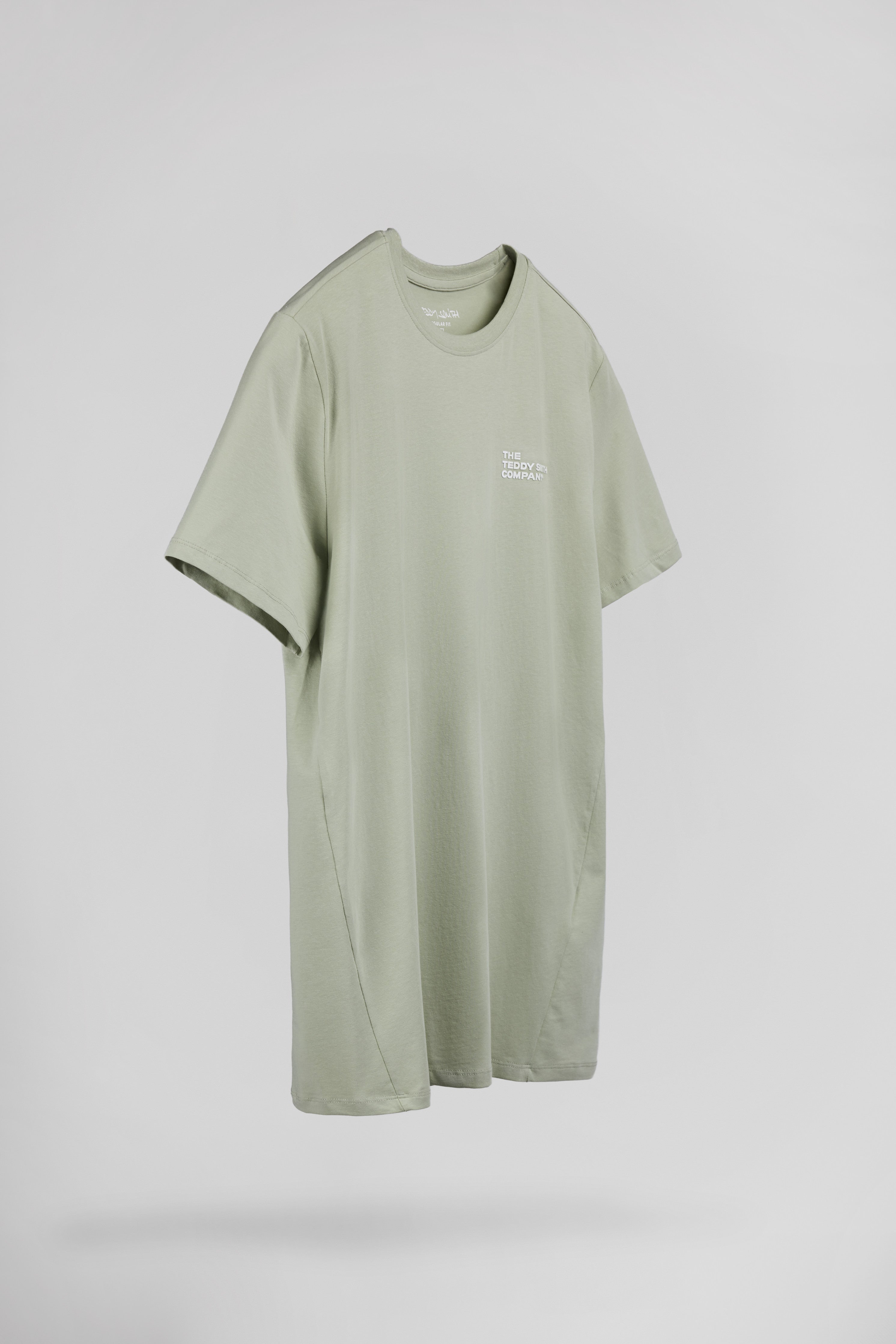 Teddy Smith T-Company t-shirt coton vert sauge regular