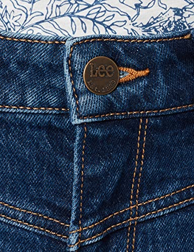 Lee Stella A Line Yoke jean femme boyfriend délavé