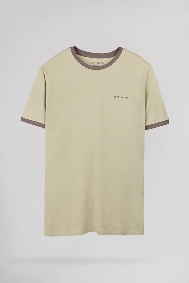 TEDDY SMITH THE-TEE 2 t-shirt chiné vert sauge homme