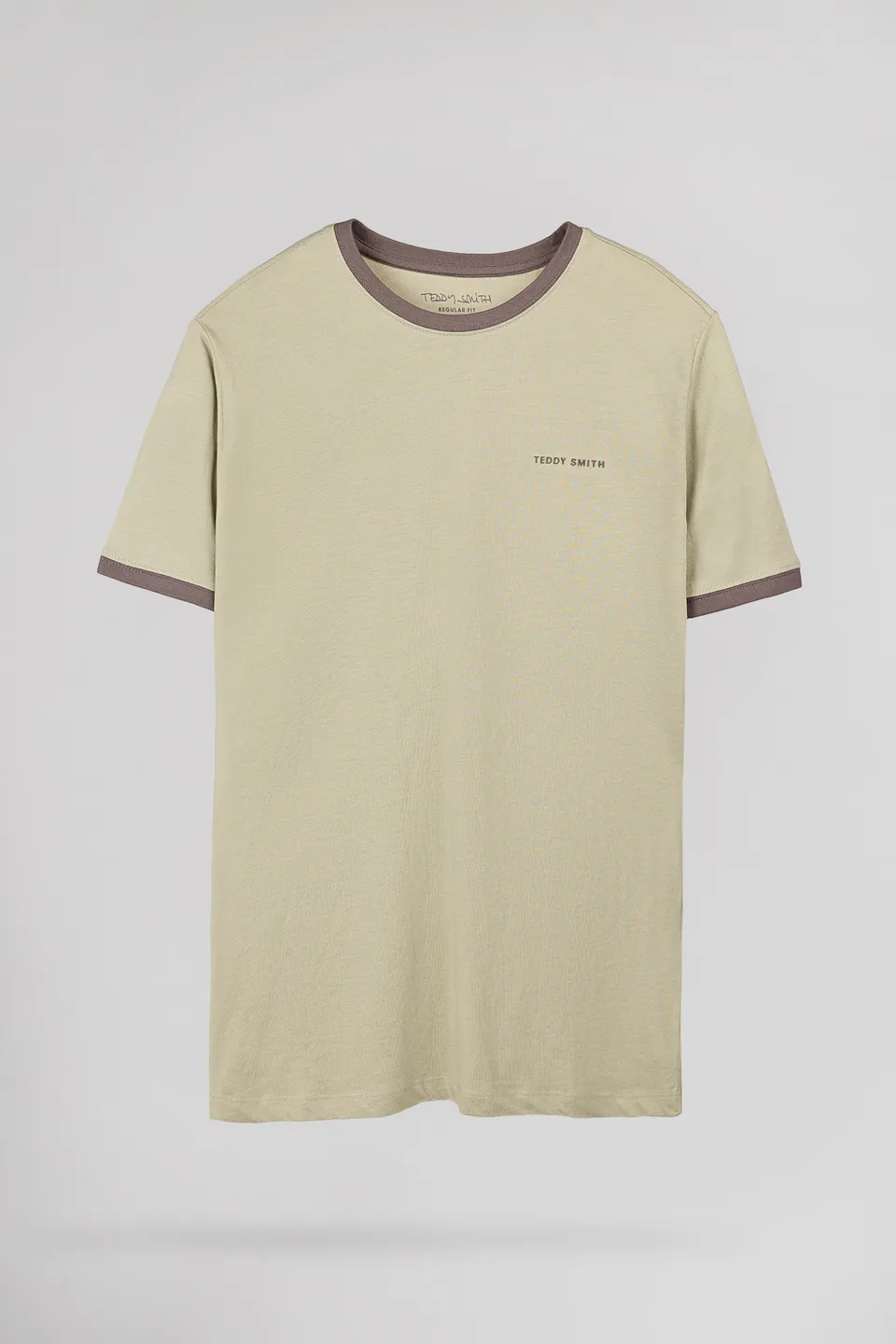 TEDDY SMITH THE-TEE 2 t-shirt chiné vert sauge homme