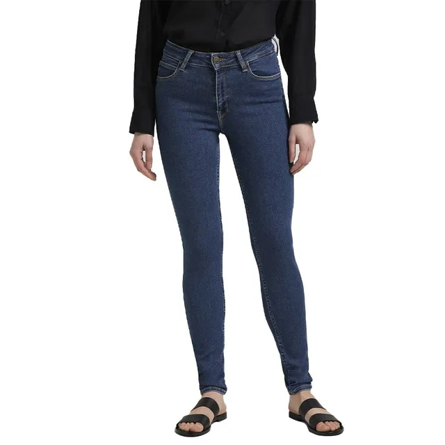 Lee Foreverfit jean skinny femme taille haute noir