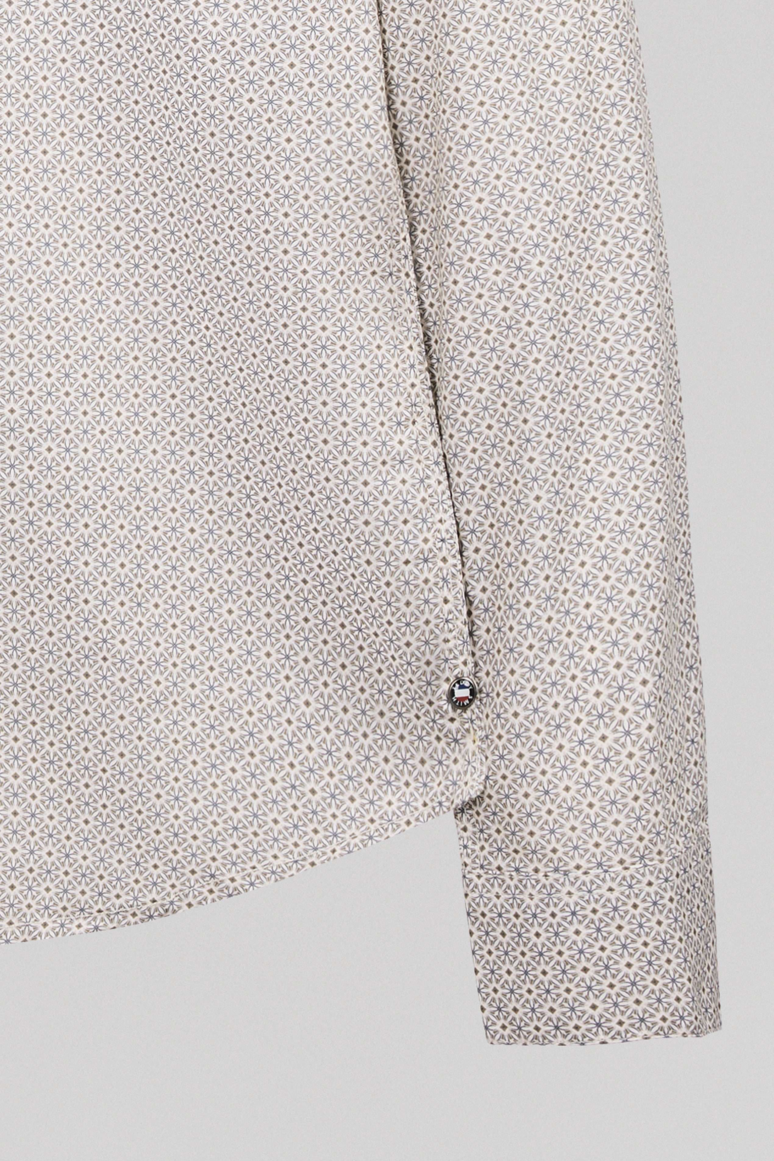 Teddy Smith Carton ML Cream chemise cintrée crème