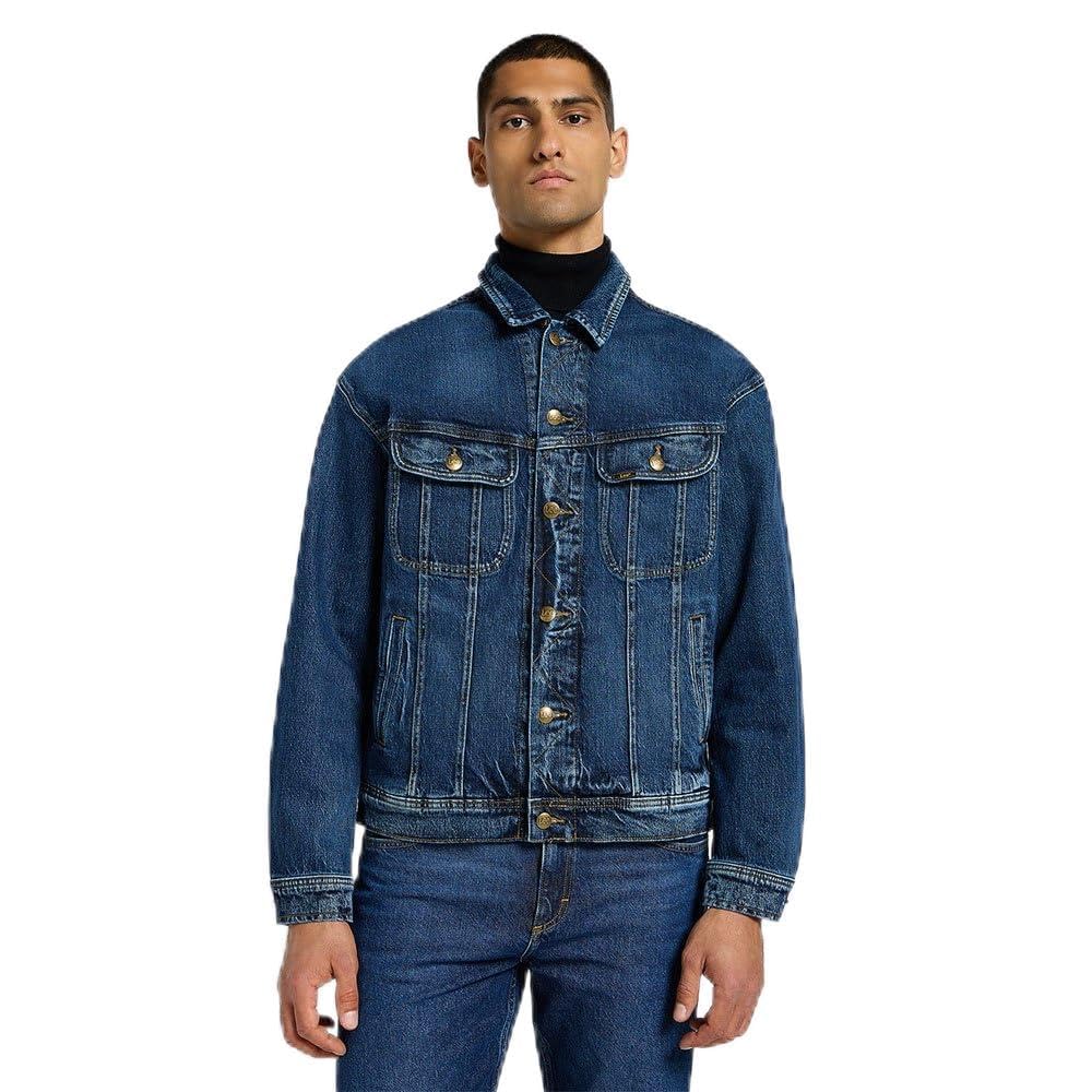 Lee Relaxed Rider veste en jean homme bleu orchidée