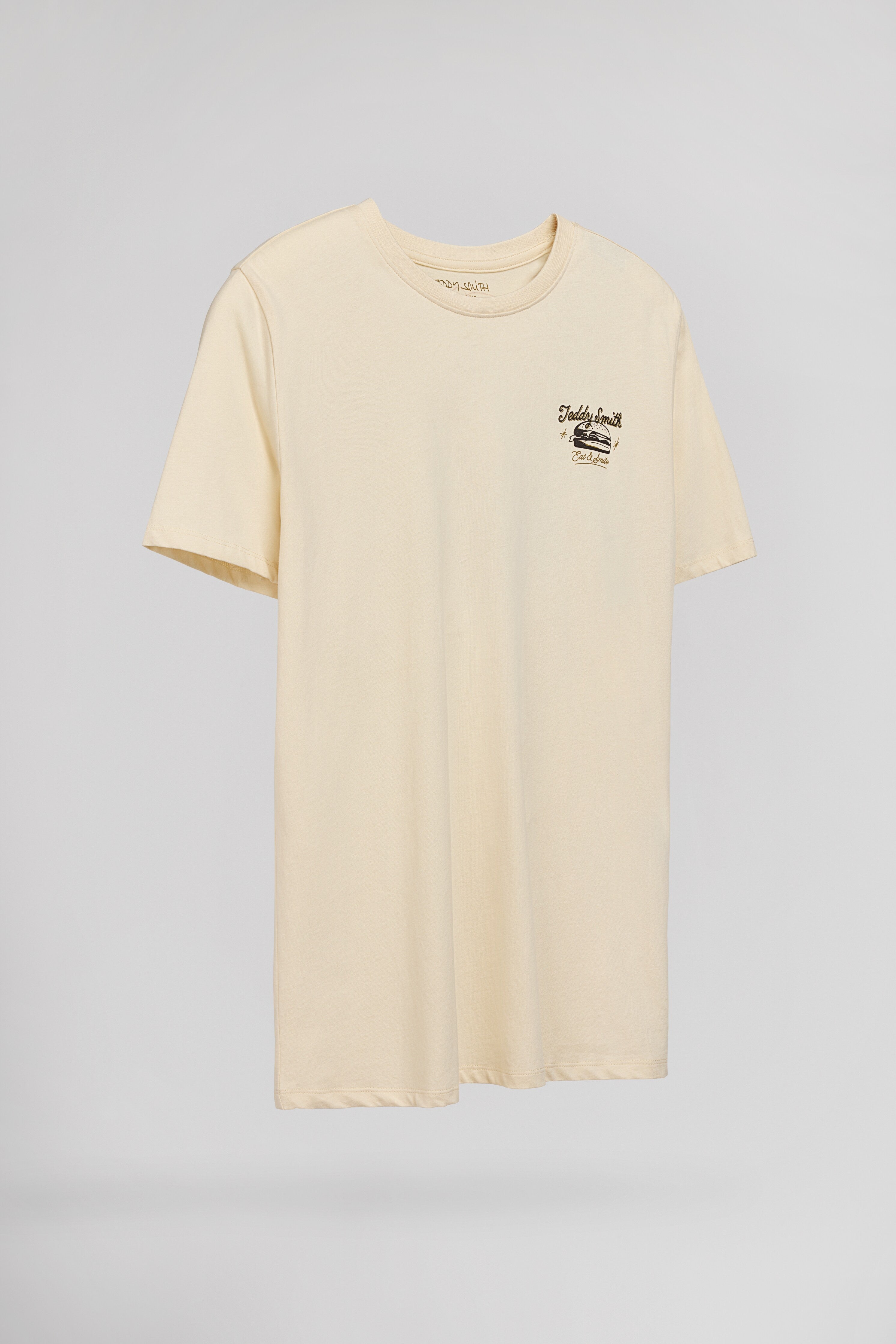 Teddy Smith T-Dinner MC t-shirt homme crème