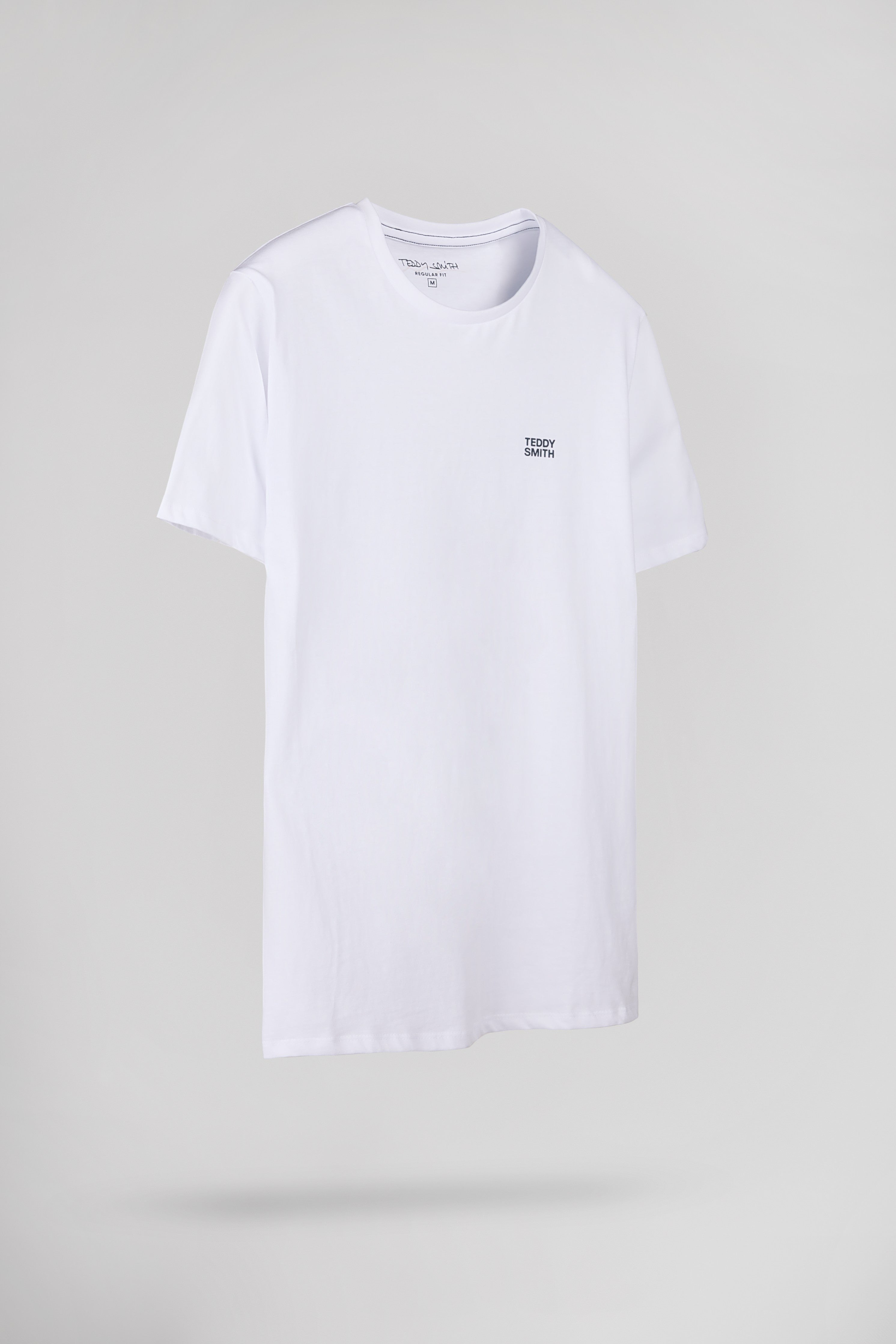 Teddy Smith The Tee 1 MC T-shirt Blanc Col Rond