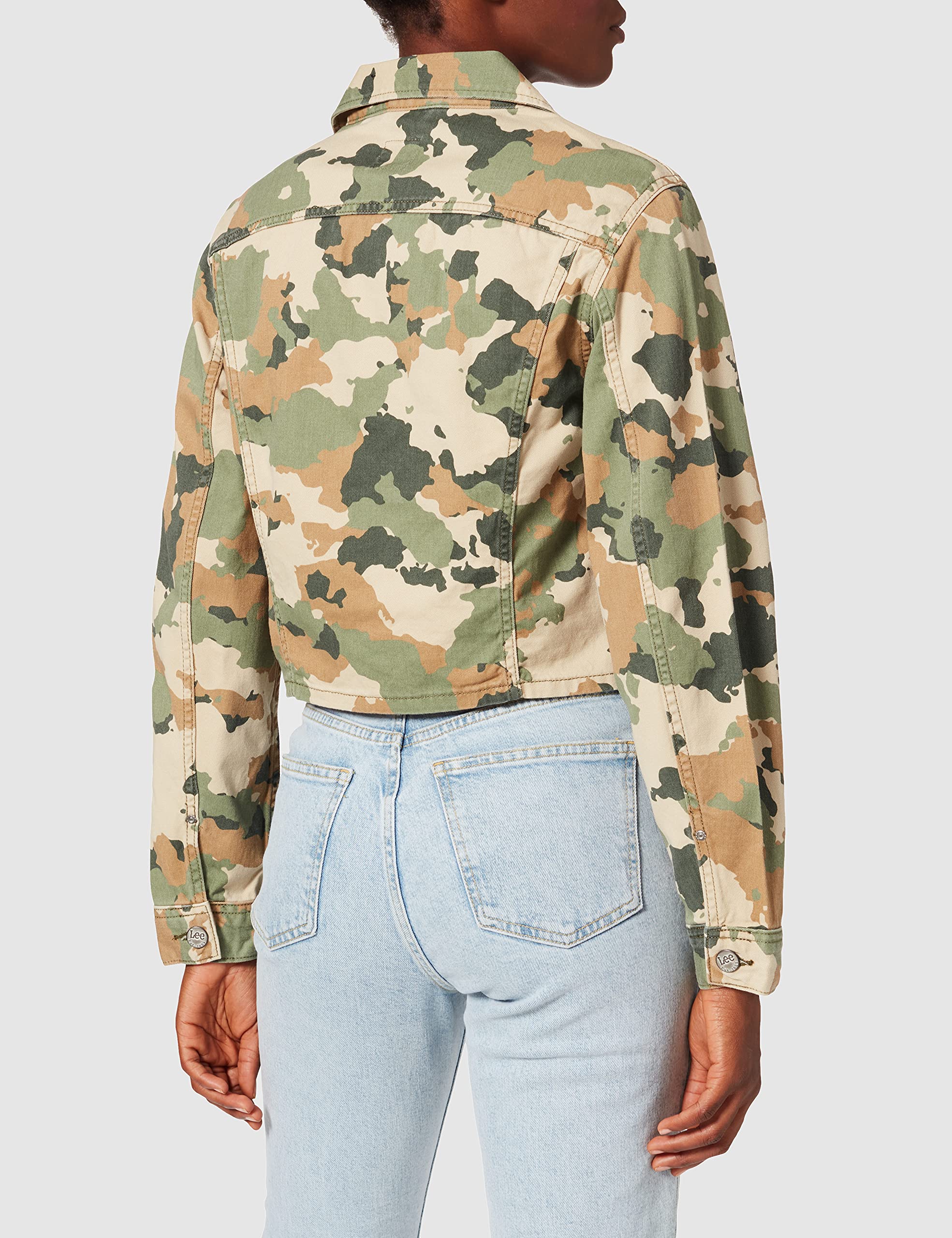 Lee Cropped Rider Veste Jean Femme Cropped