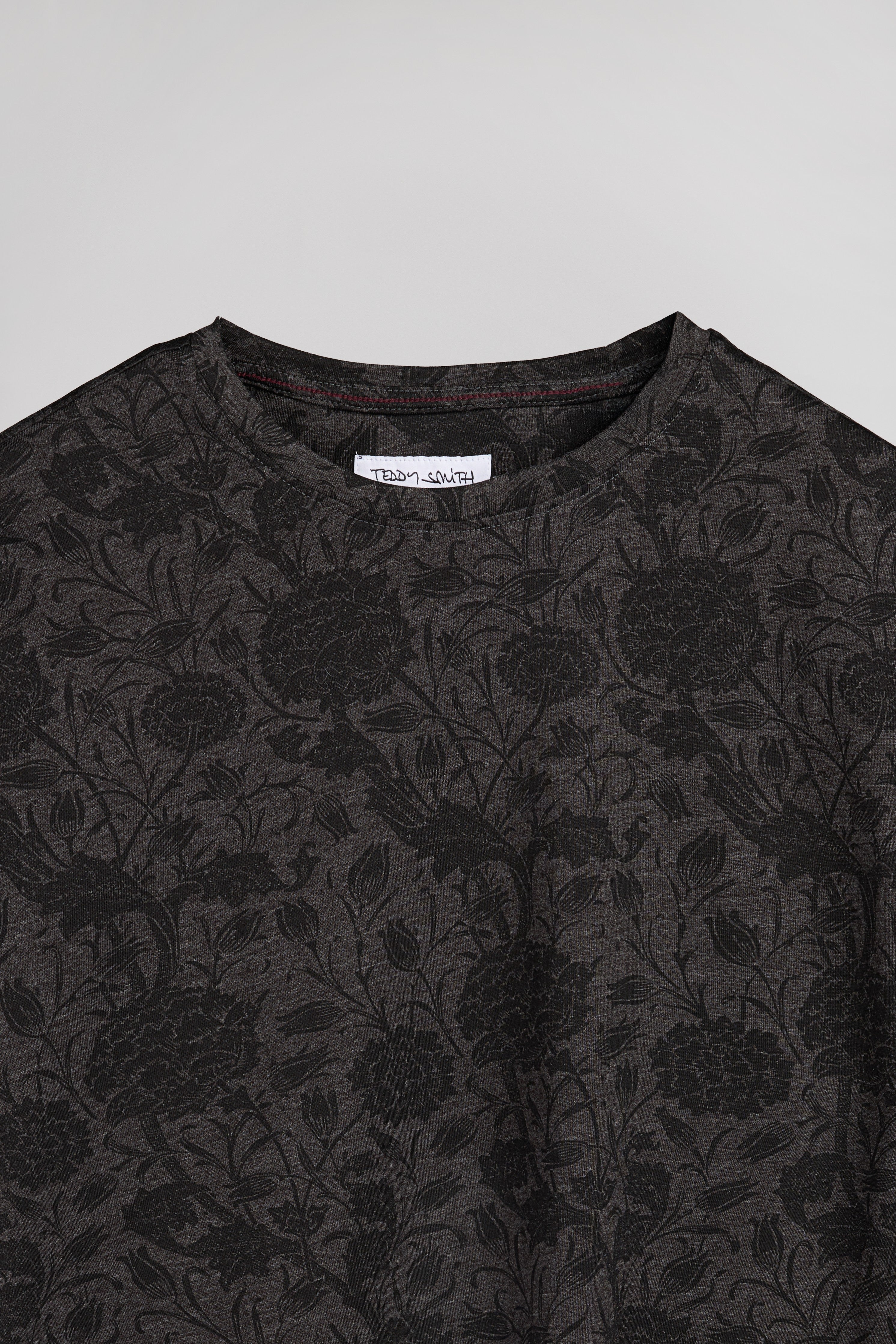 Teddy Smith T-Areski MC T-shirt homme noir mélangé