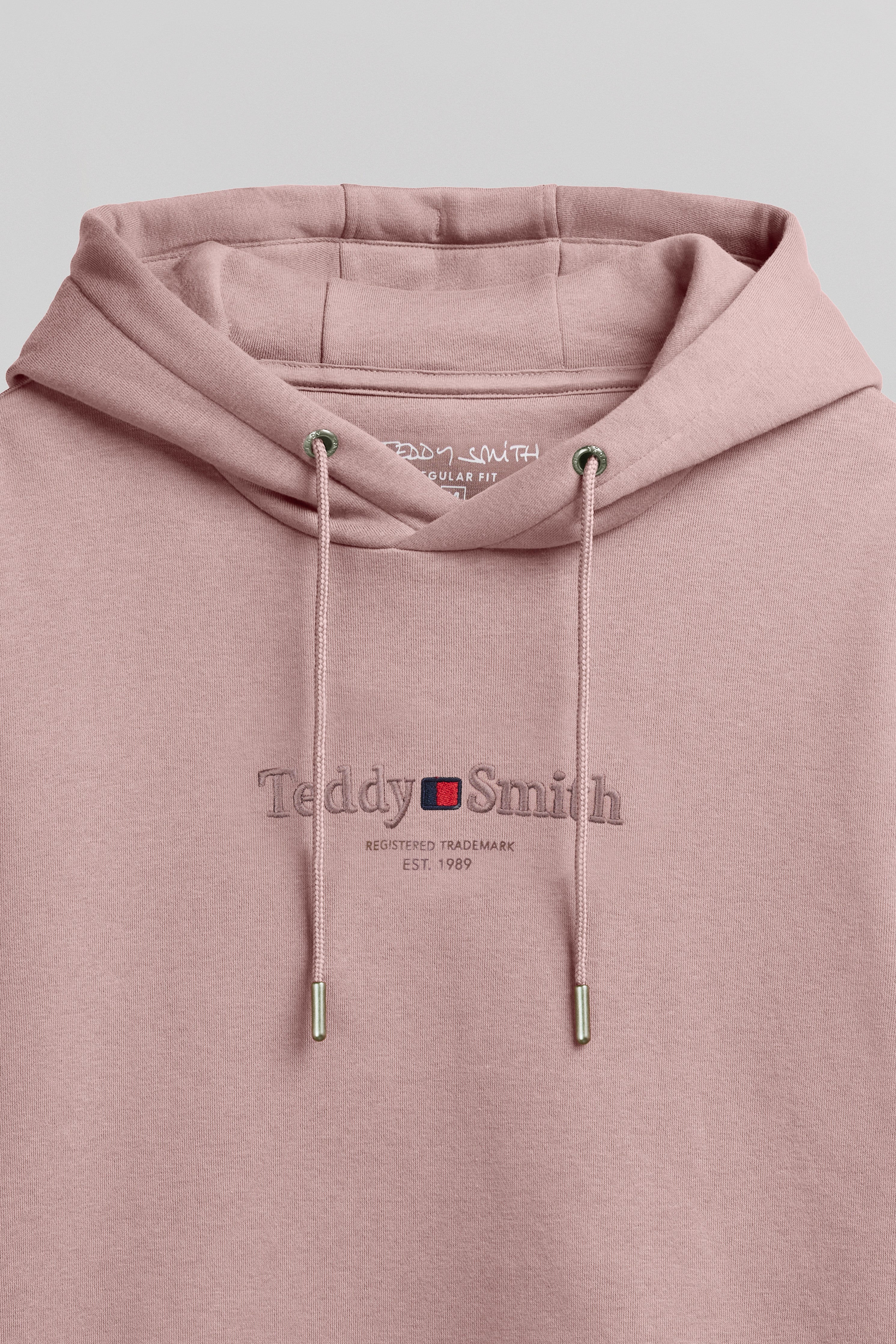 Teddy Smith S-Jim Hoody sweat capuche rose homme