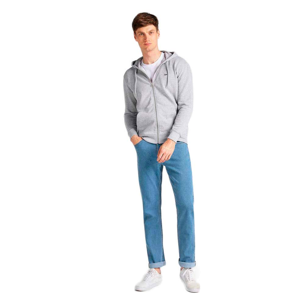 Lee Basique sweat homme noir à capuche zippée