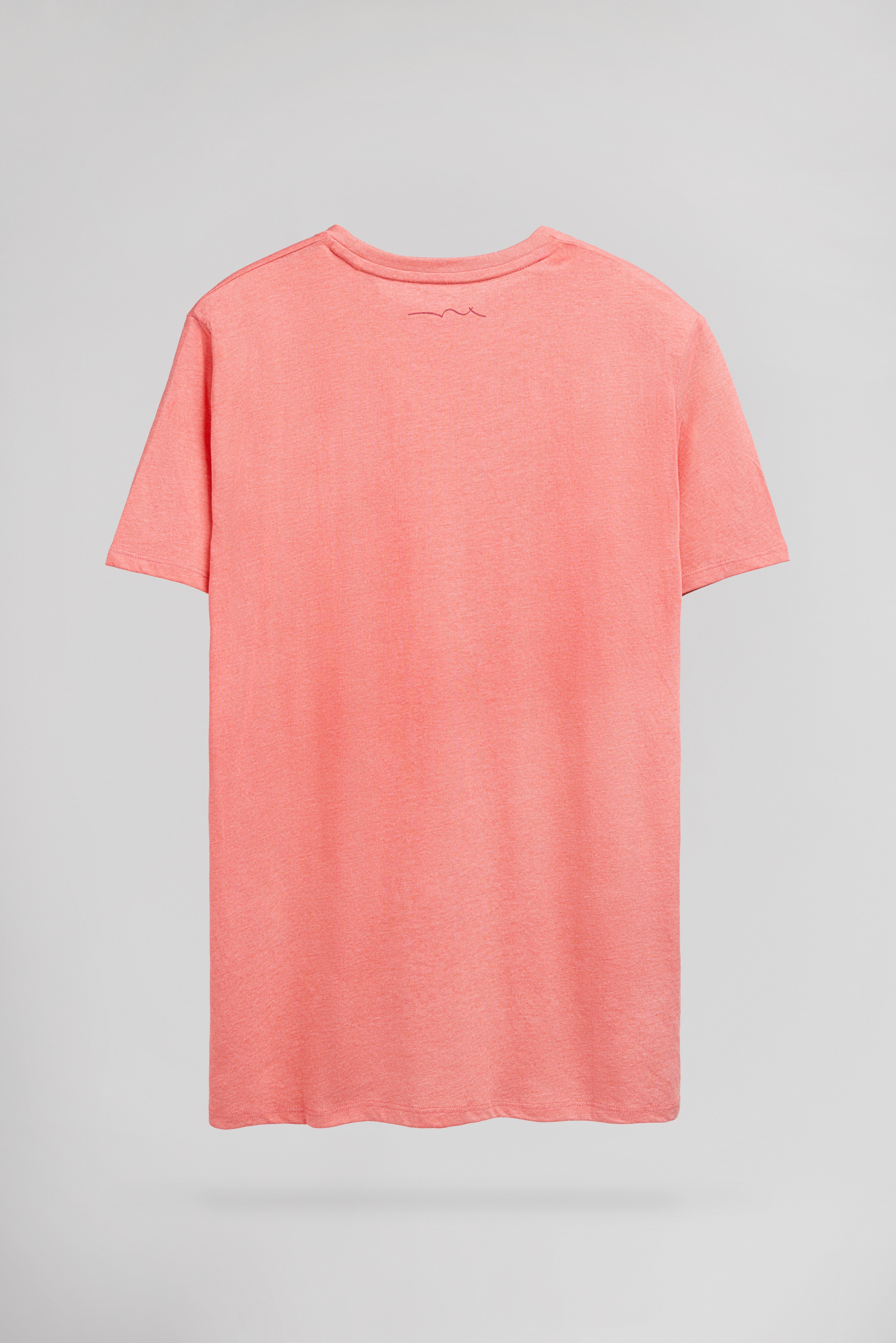 Teddy Smith The Tee 1 MC t-shirt corail chiné col rond